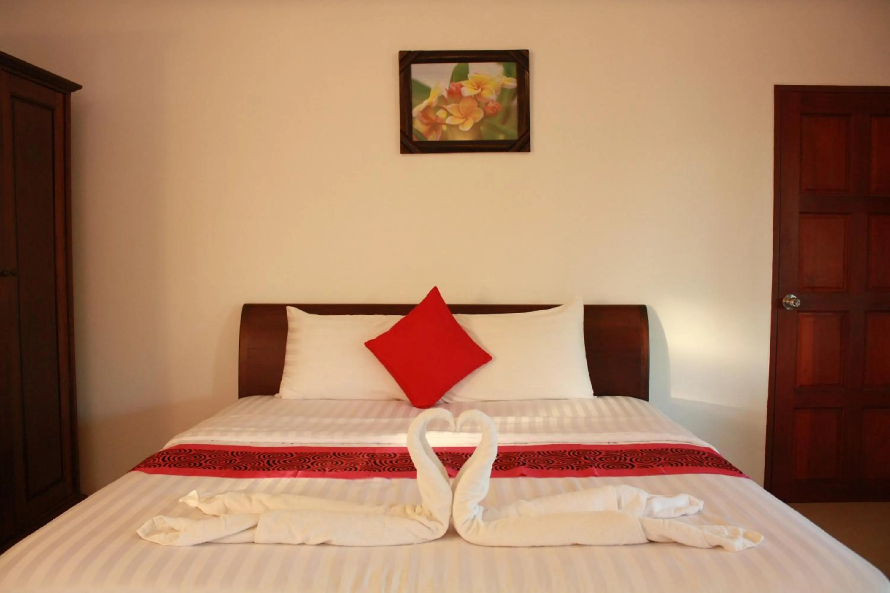 Bed in Waterside Resort