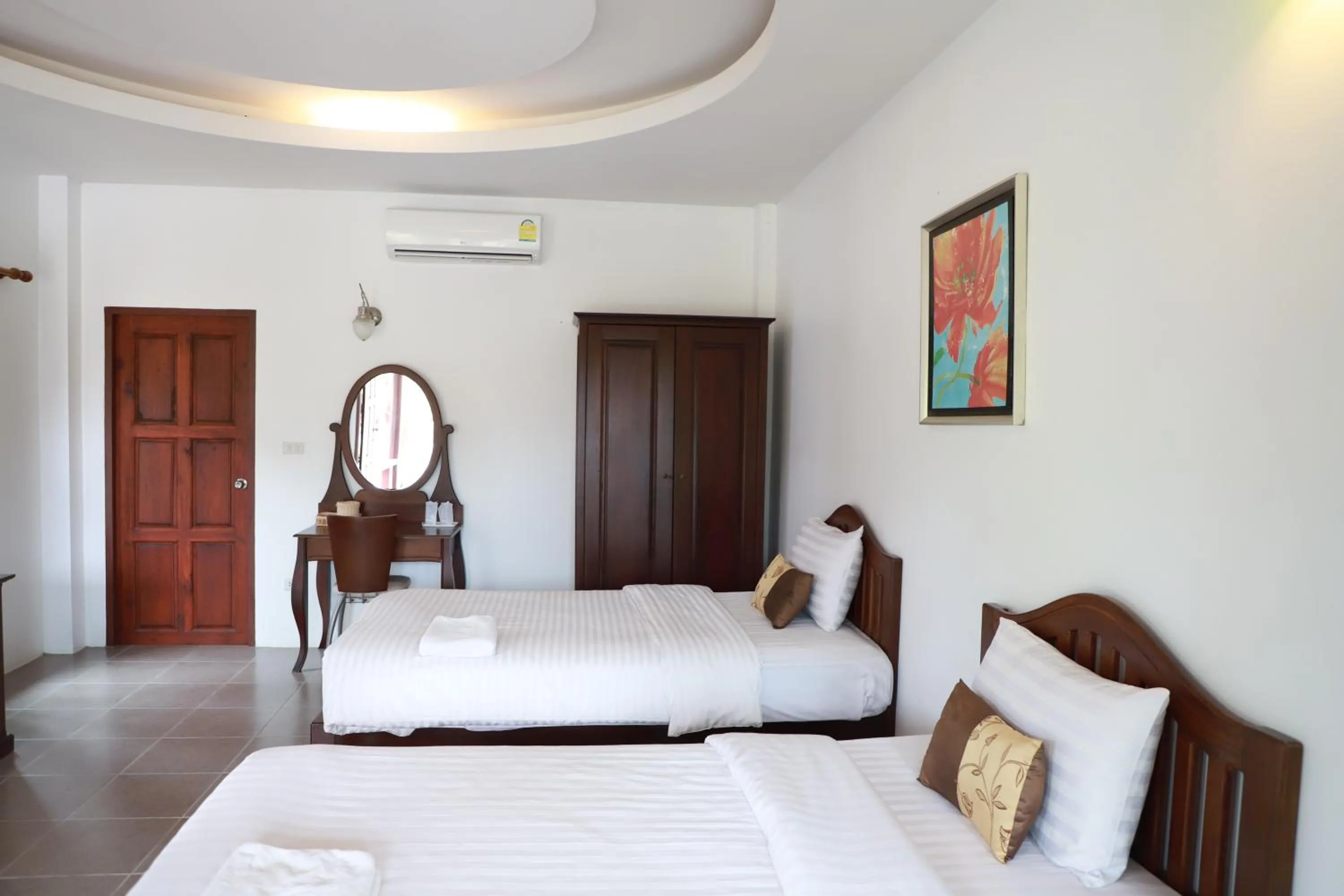 Bed in Waterside Resort