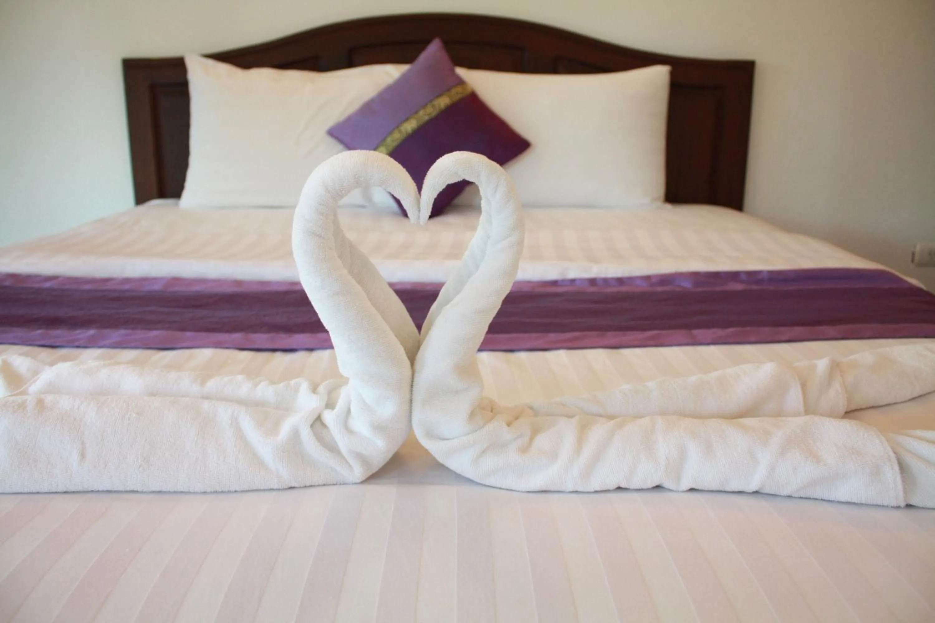 Bed in Waterside Resort