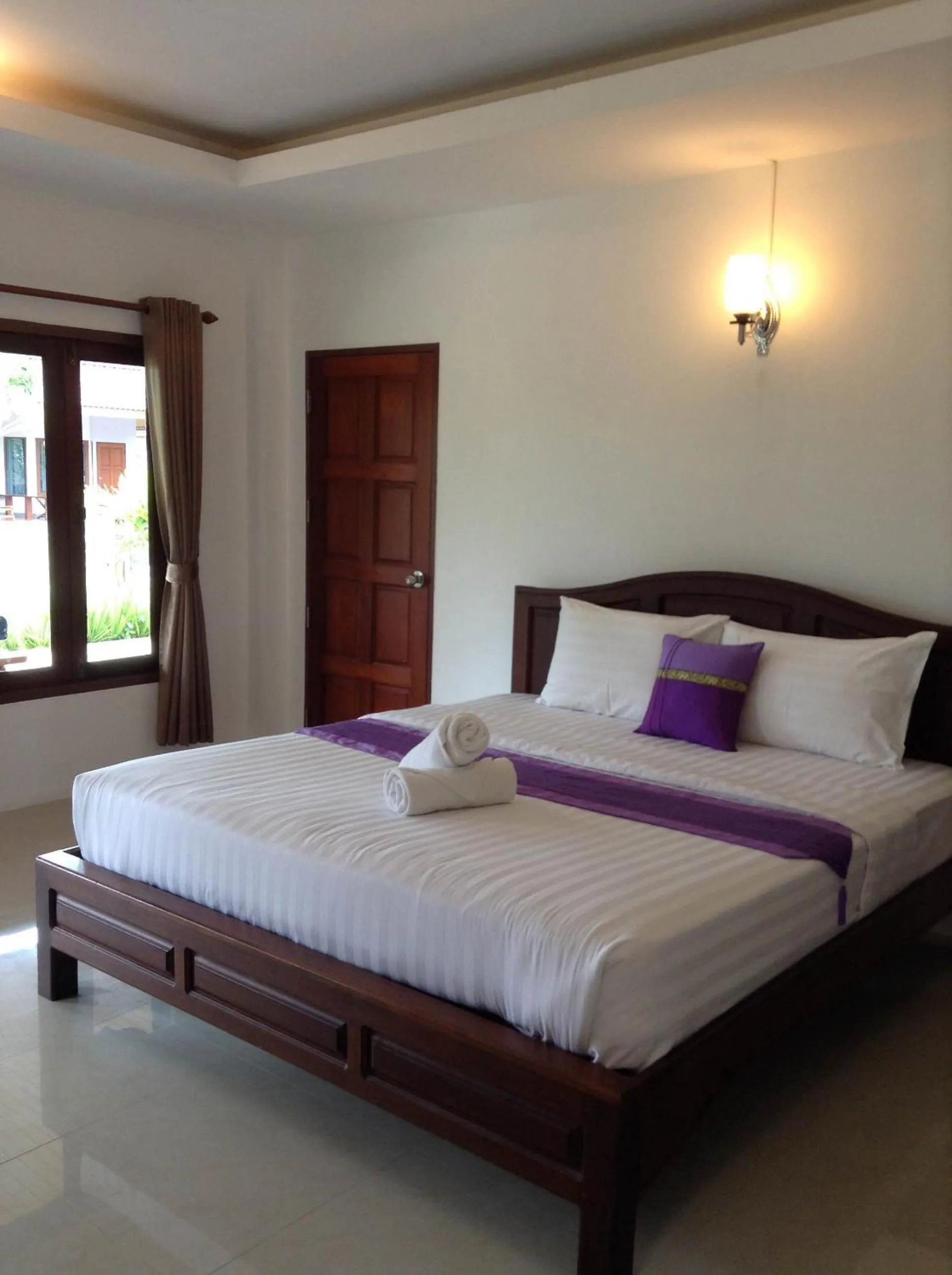 Bed in Waterside Resort