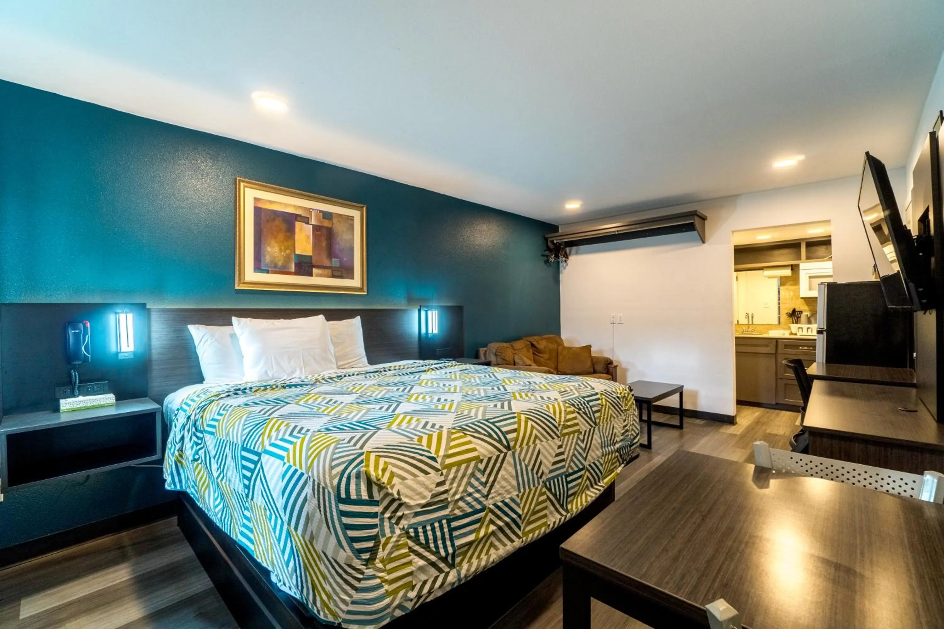 Bed in Town Place Studio