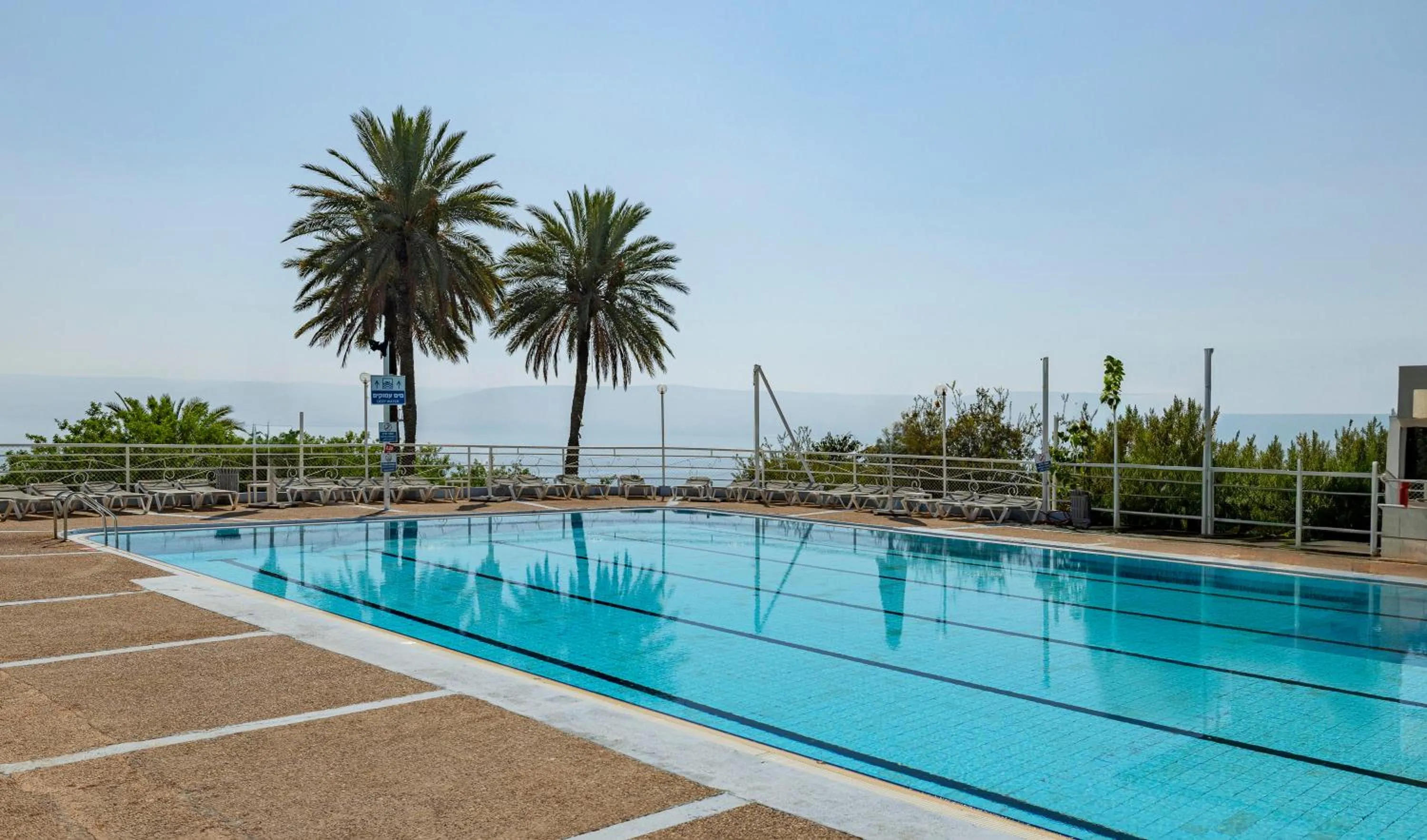 Swimming pool in King Solomon Hotel Tiberias