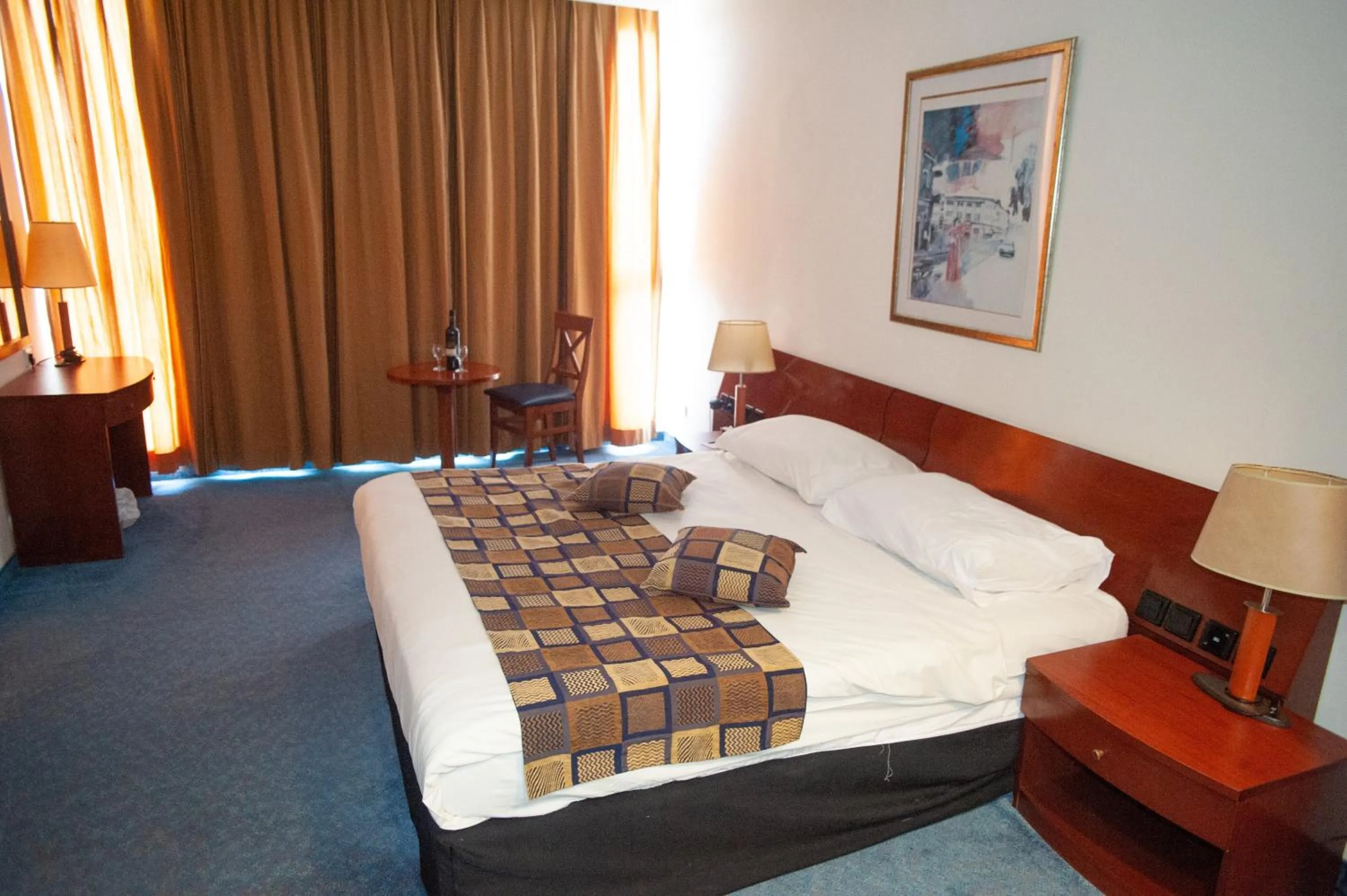 Bedroom, Bed in King Solomon Hotel Tiberias