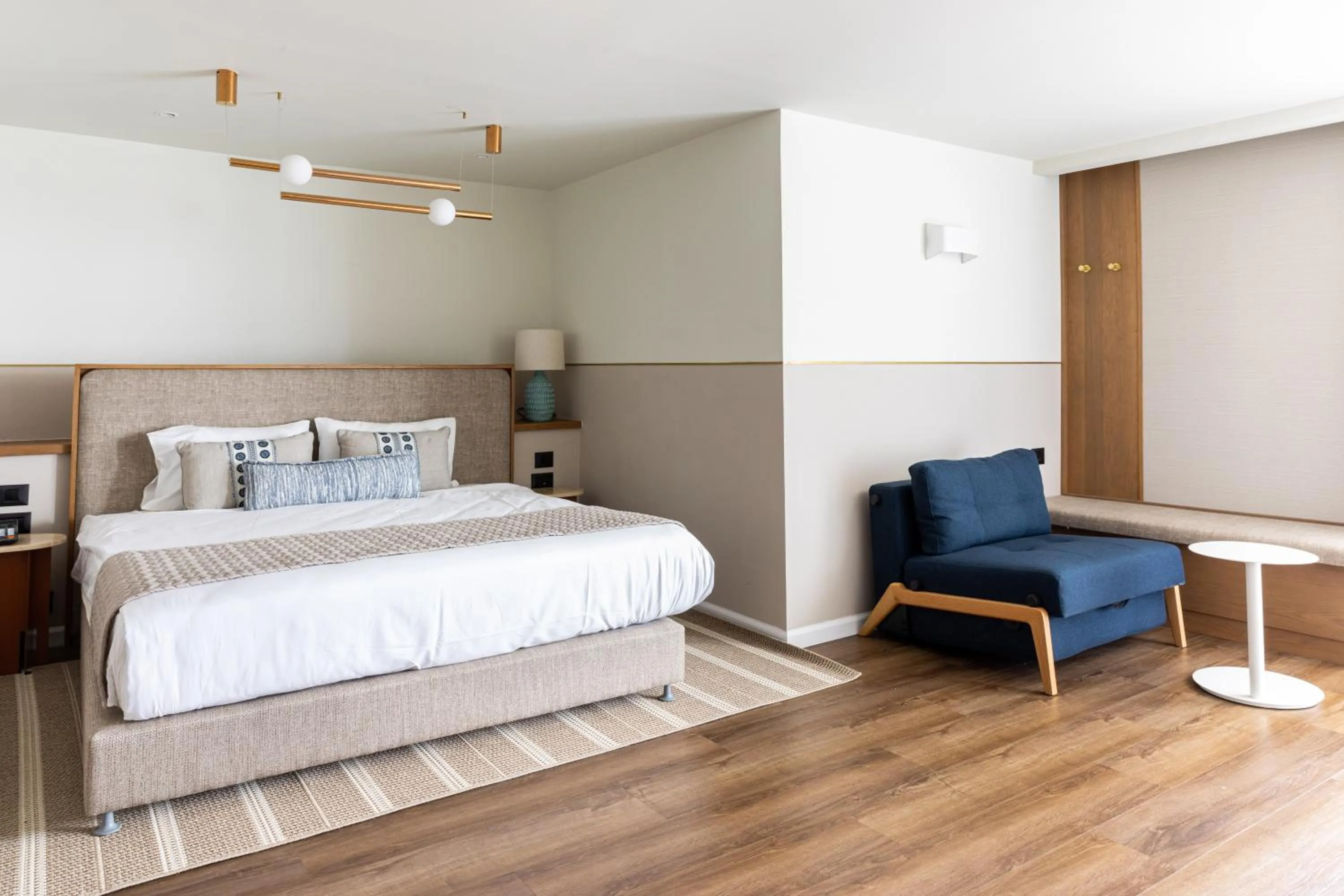 Bed in King Solomon Hotel Tiberias