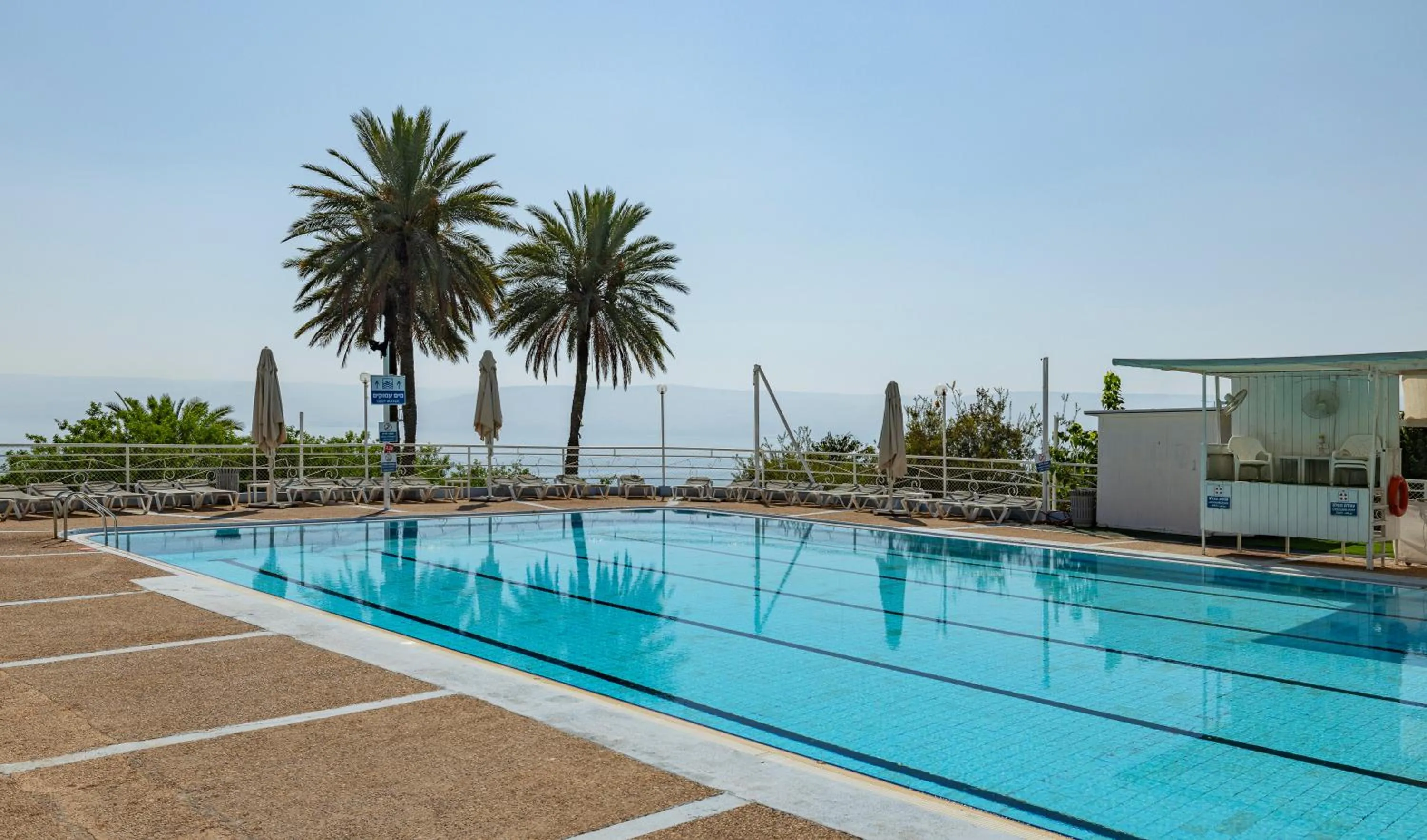 Swimming pool in King Solomon Hotel Tiberias