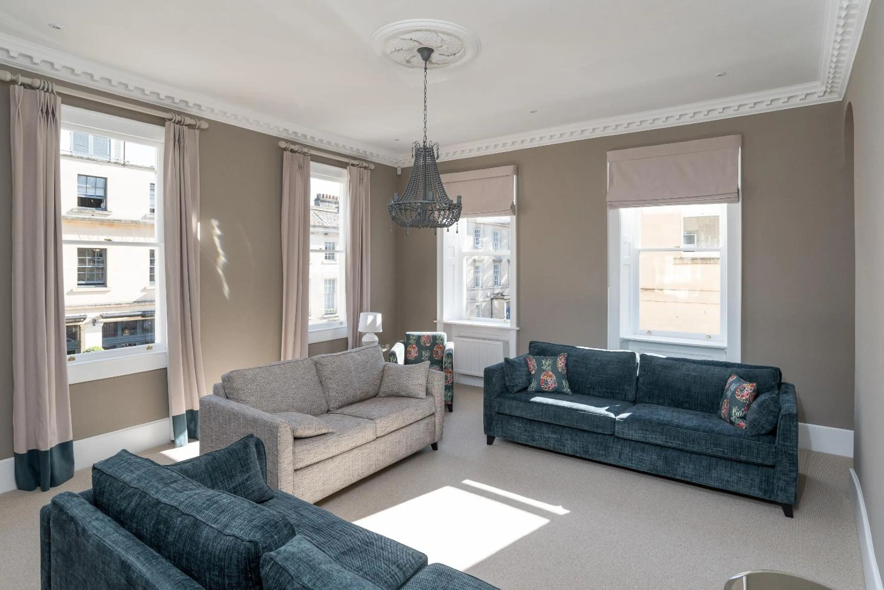 Living room in Dream Stays Bath - Barton House