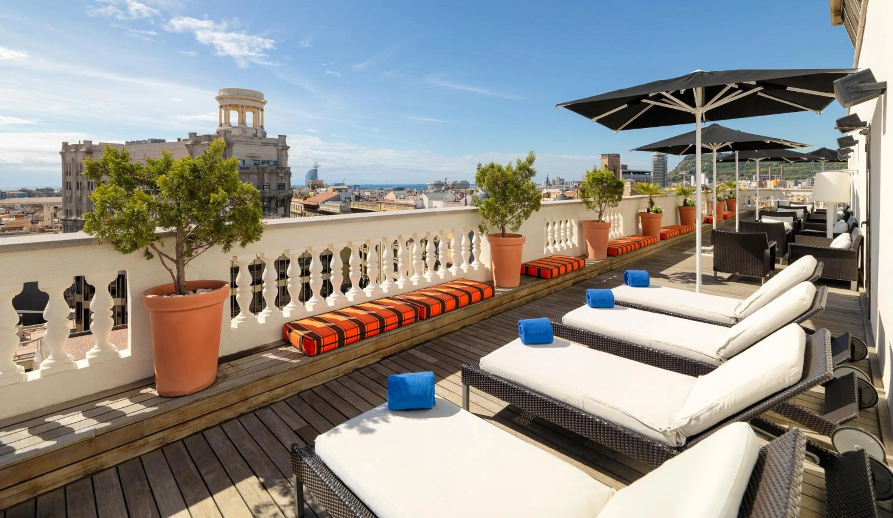 Balcony/Terrace in Boutique Hotel H10 Montcada