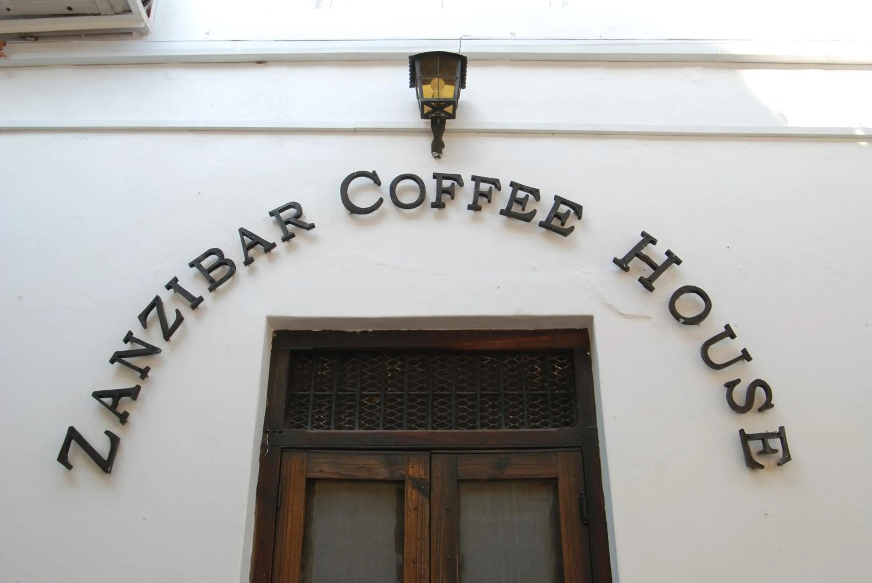 Facade/entrance in Zanzibar Coffee House