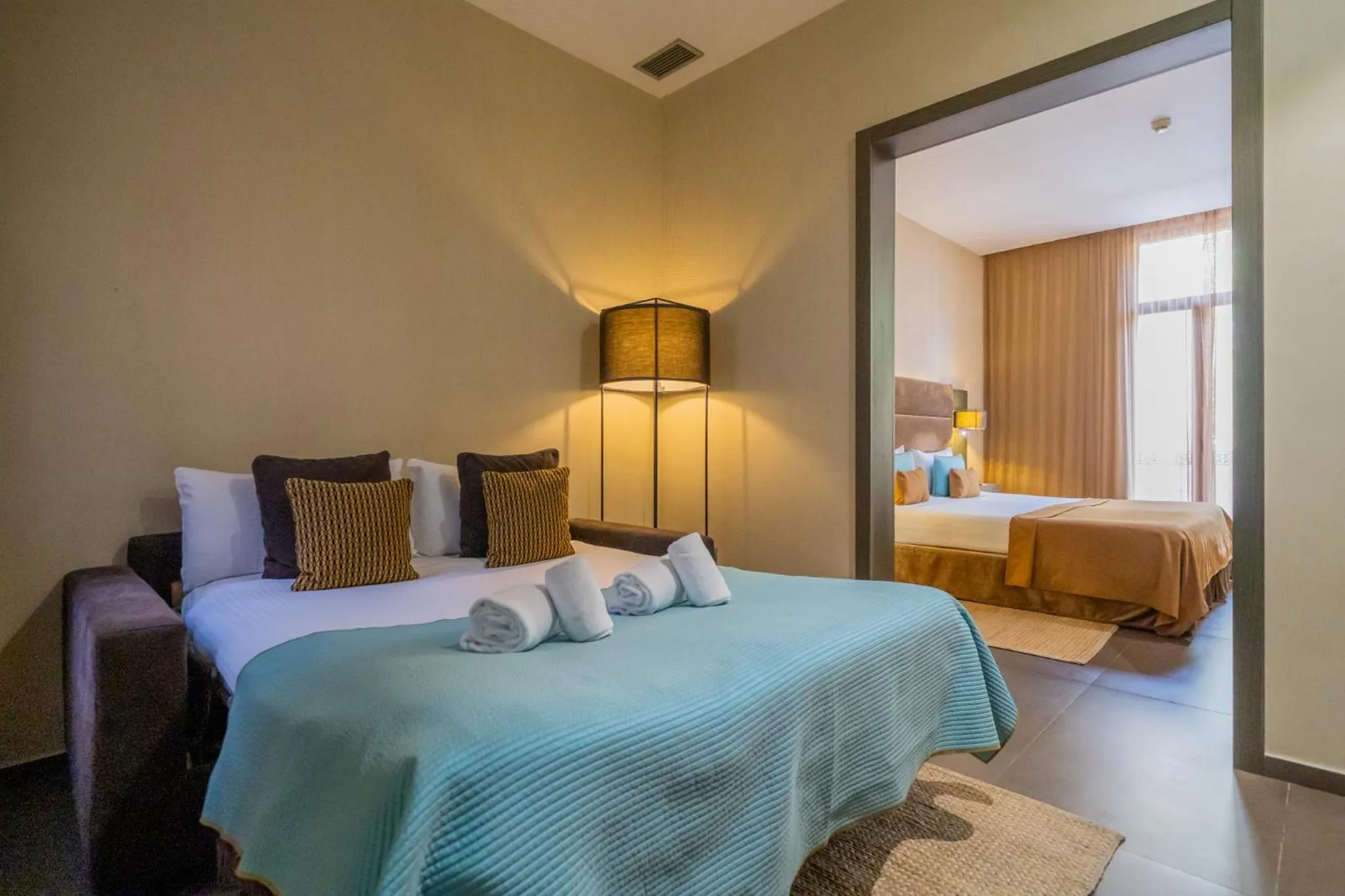 Bed in Hotel Constanza