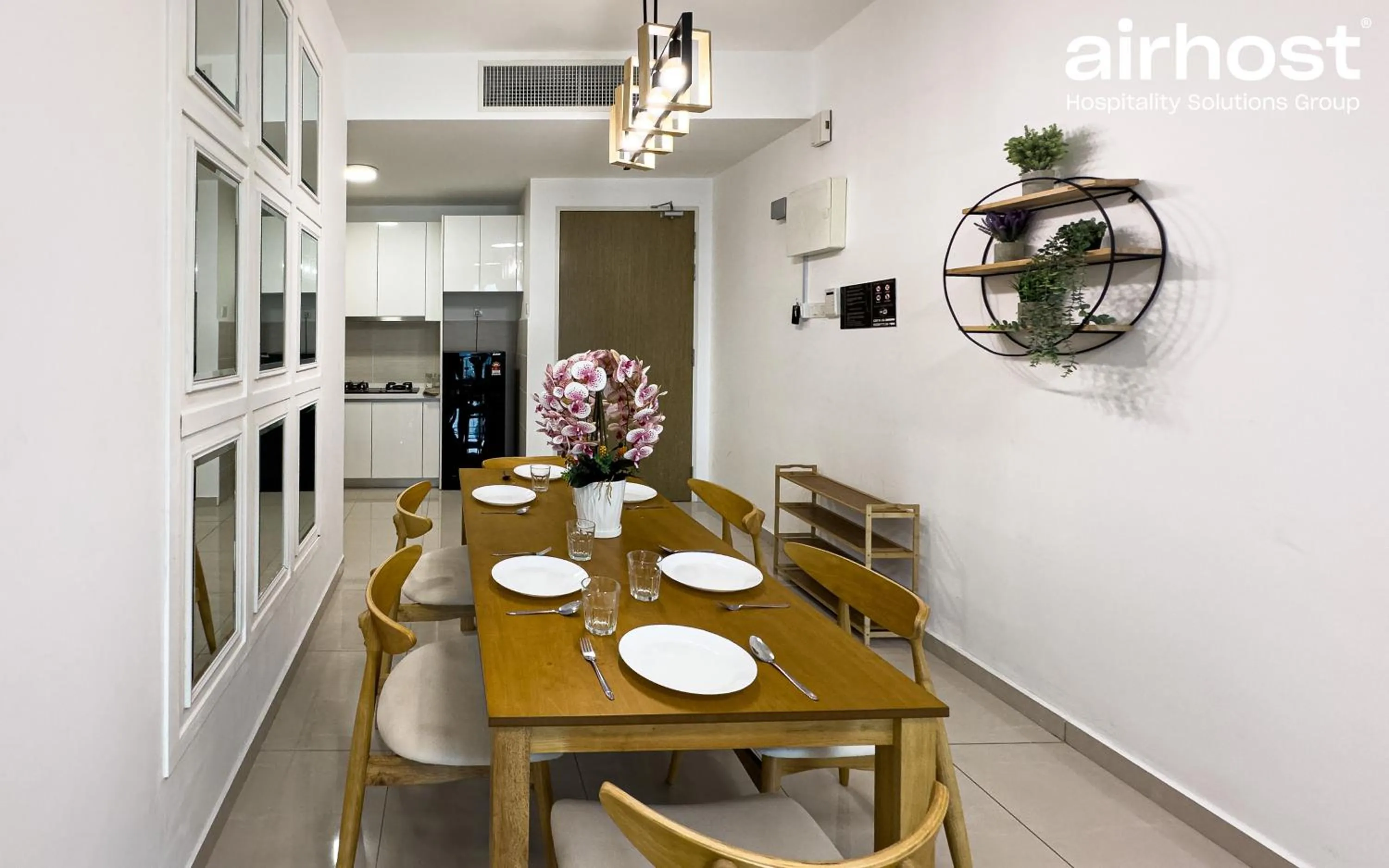 Dining area in Legasi Kampung Baru by Airhost