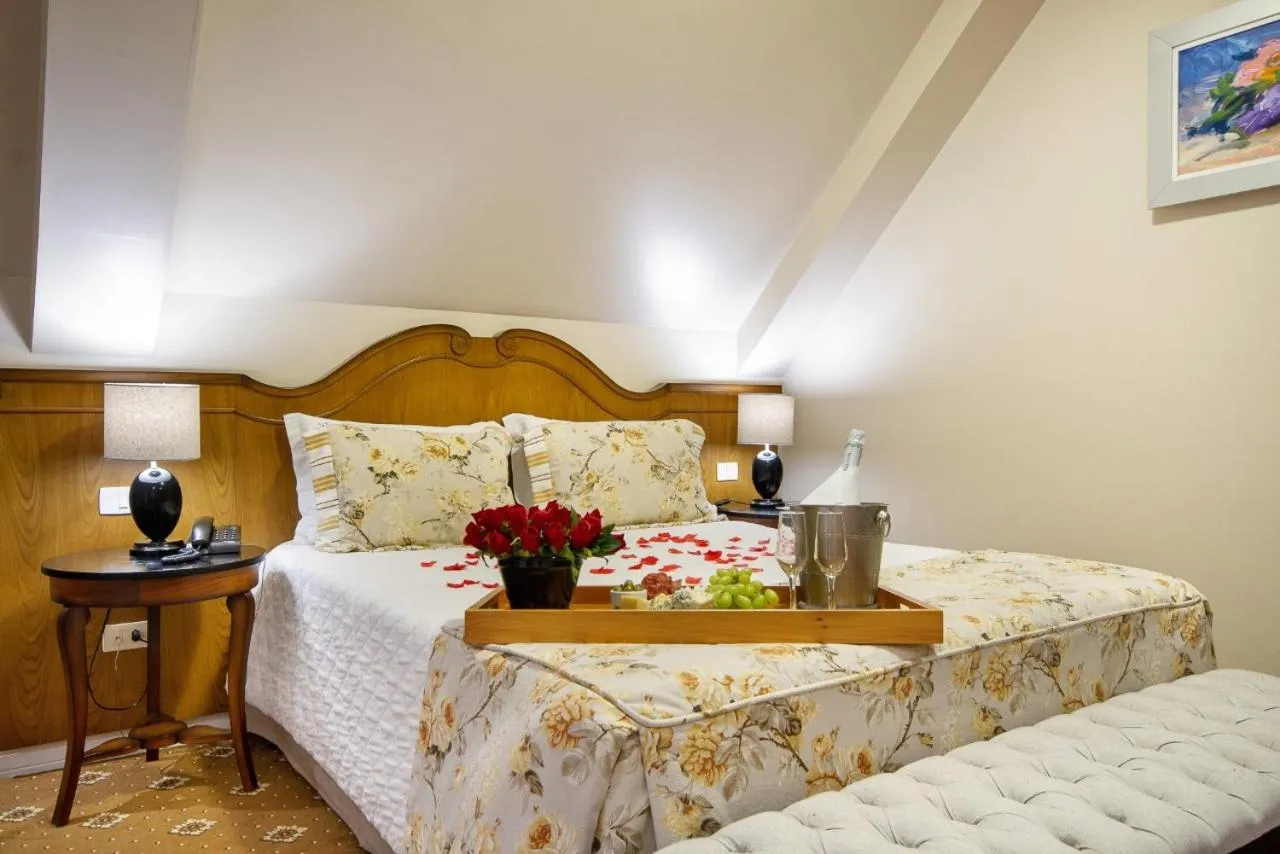 Bed in Pousada Italia Eleganza