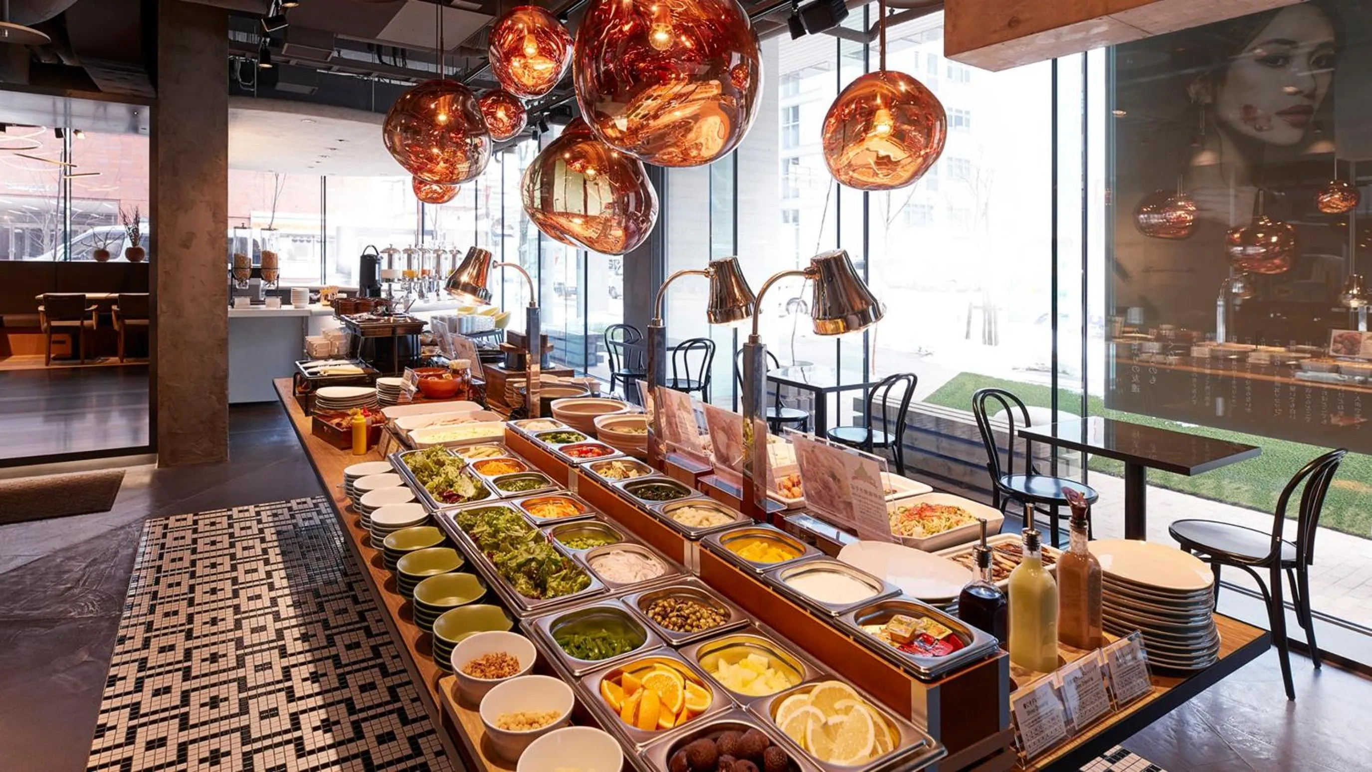 Food and drinks in JR East Hotel Mets Premier Sapporo