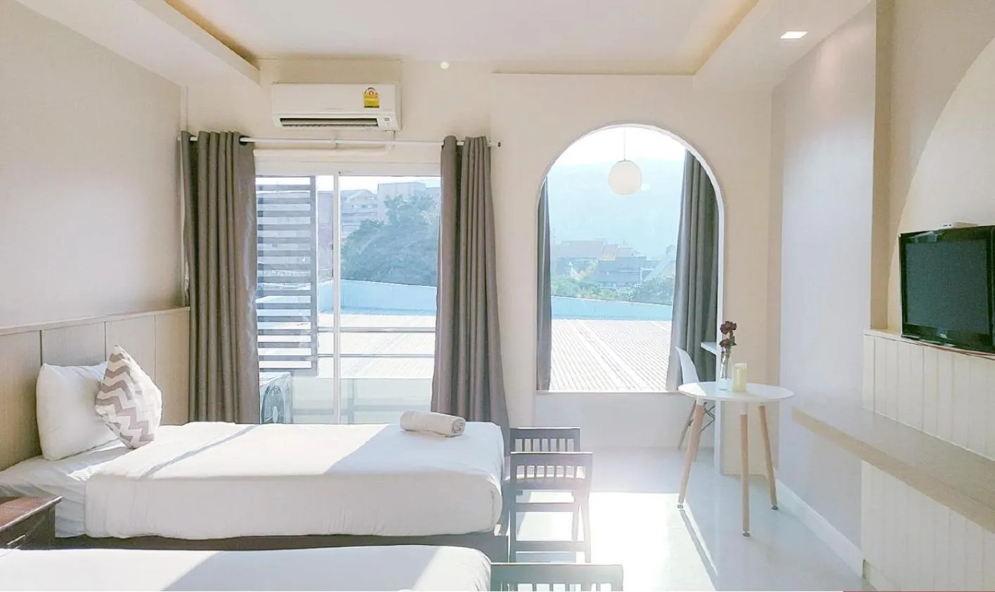 Photo of the whole room, Bed in Chiangmai residence