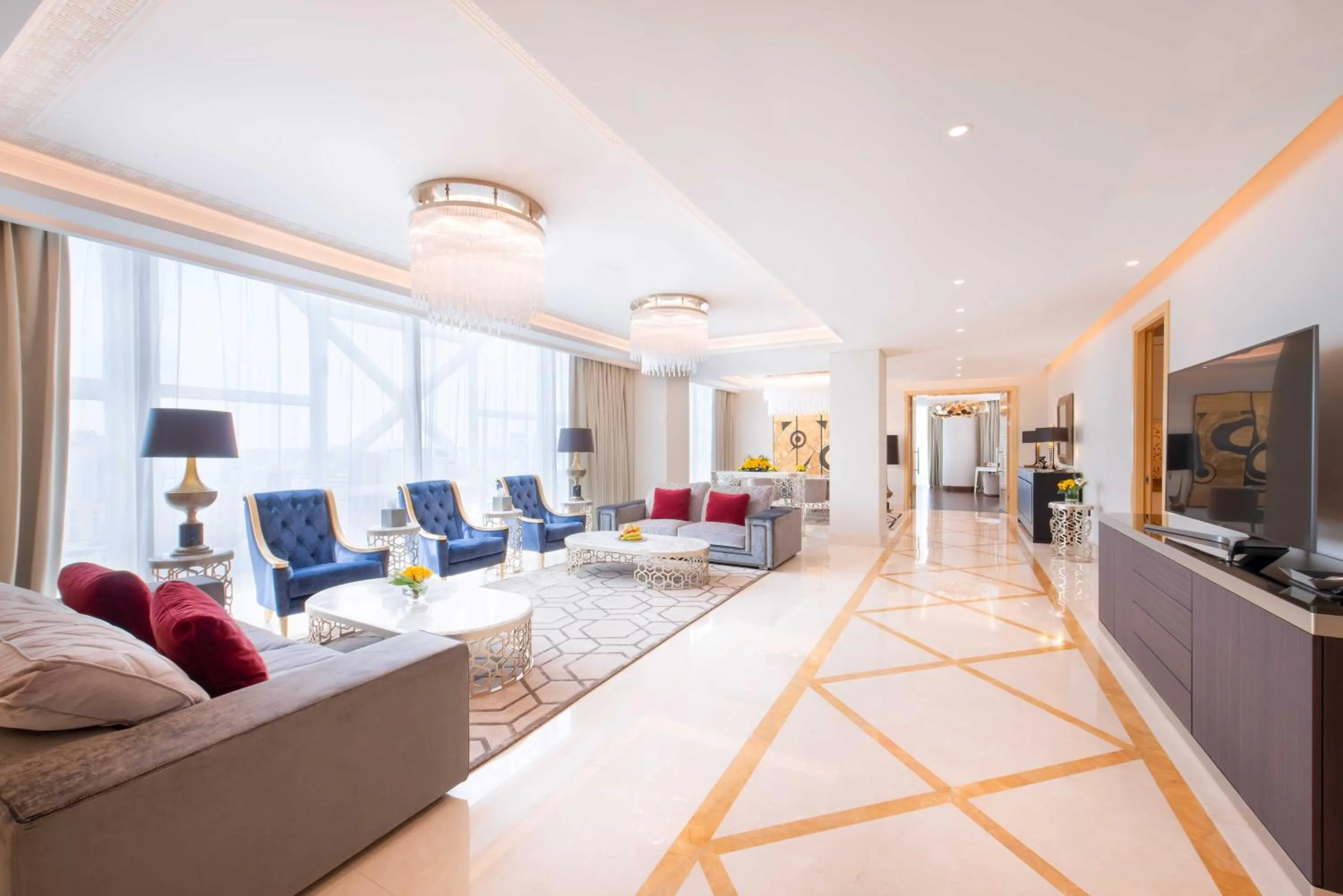 Communal lounge/ TV room in Shaza Doha