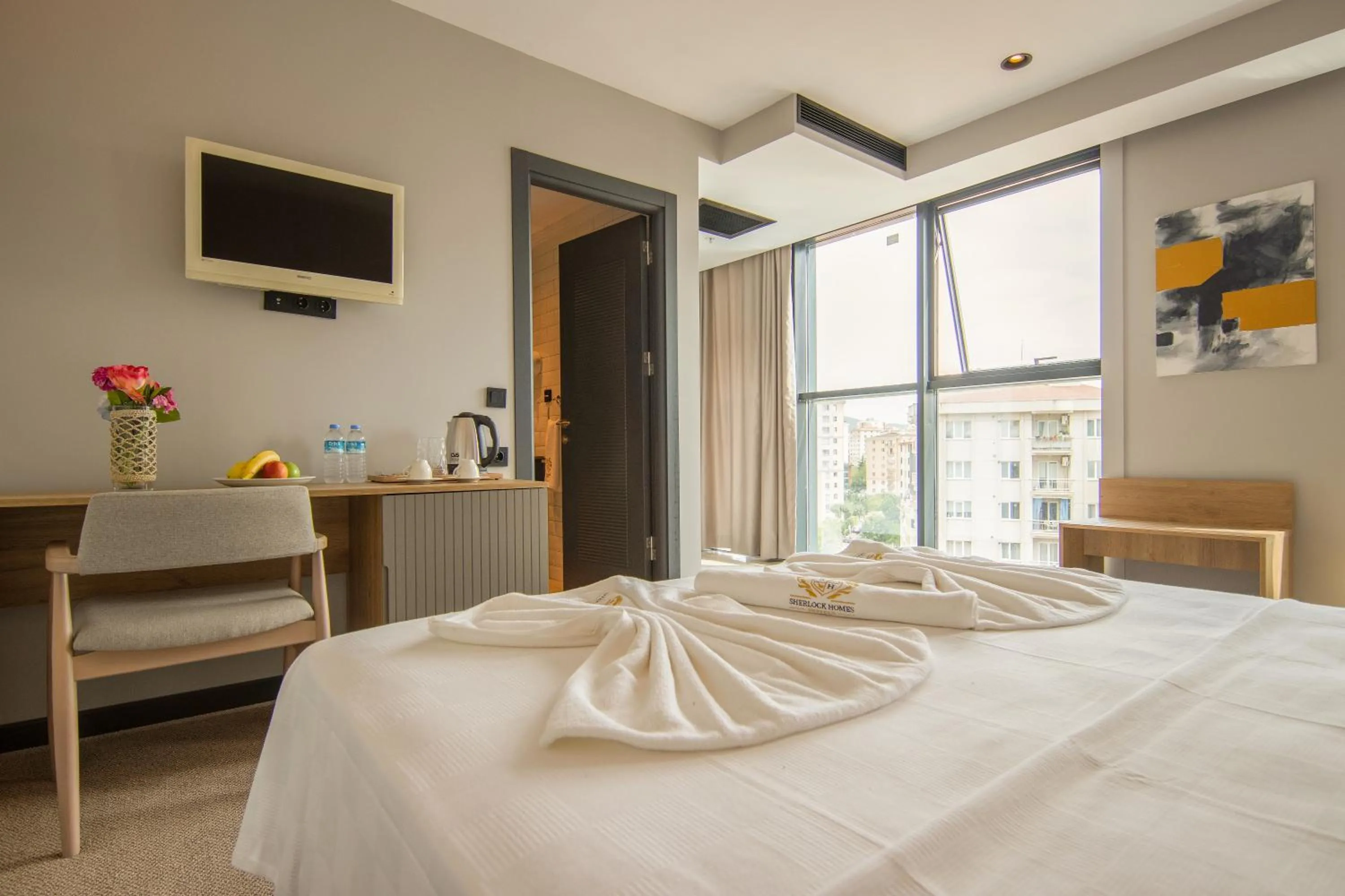 Photo of the whole room, Bed in SHERLOCK HOMES HOTELS