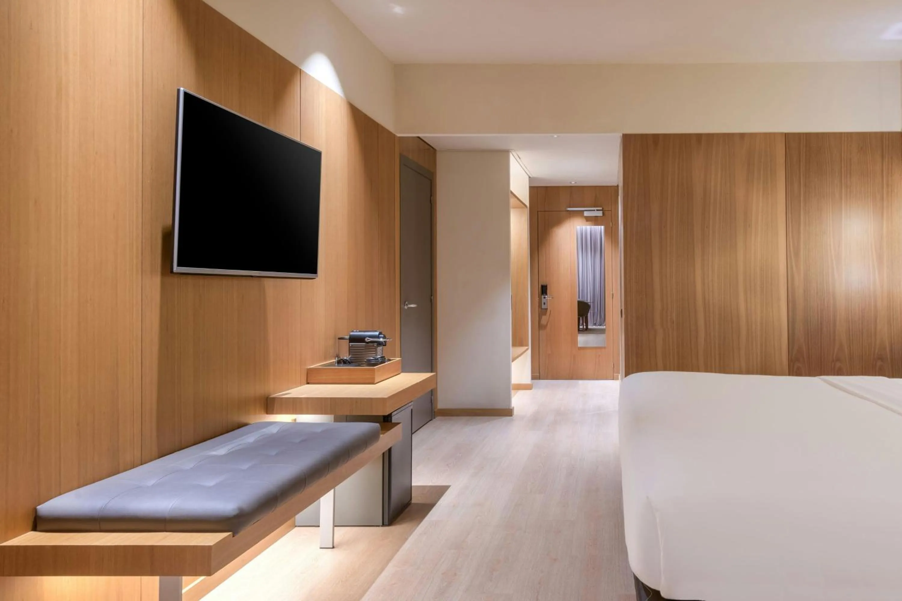 Photo of the whole room, Bed in AC Hotel Diagonal L'Illa by Marriott