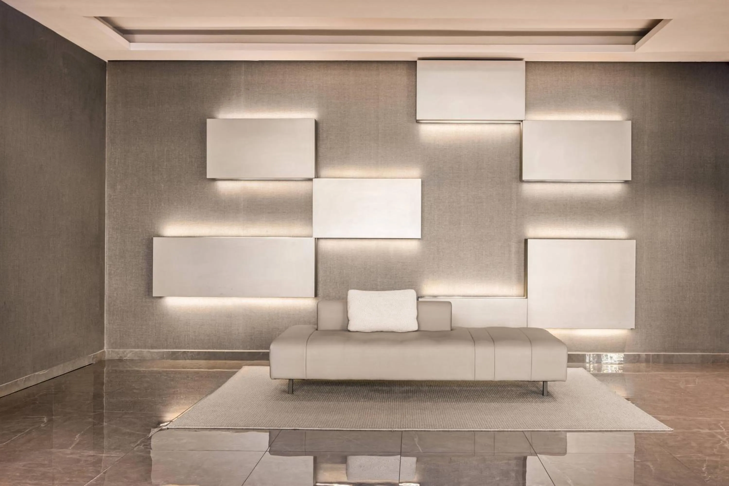 Lobby or reception in AC Hotel Diagonal L'Illa by Marriott