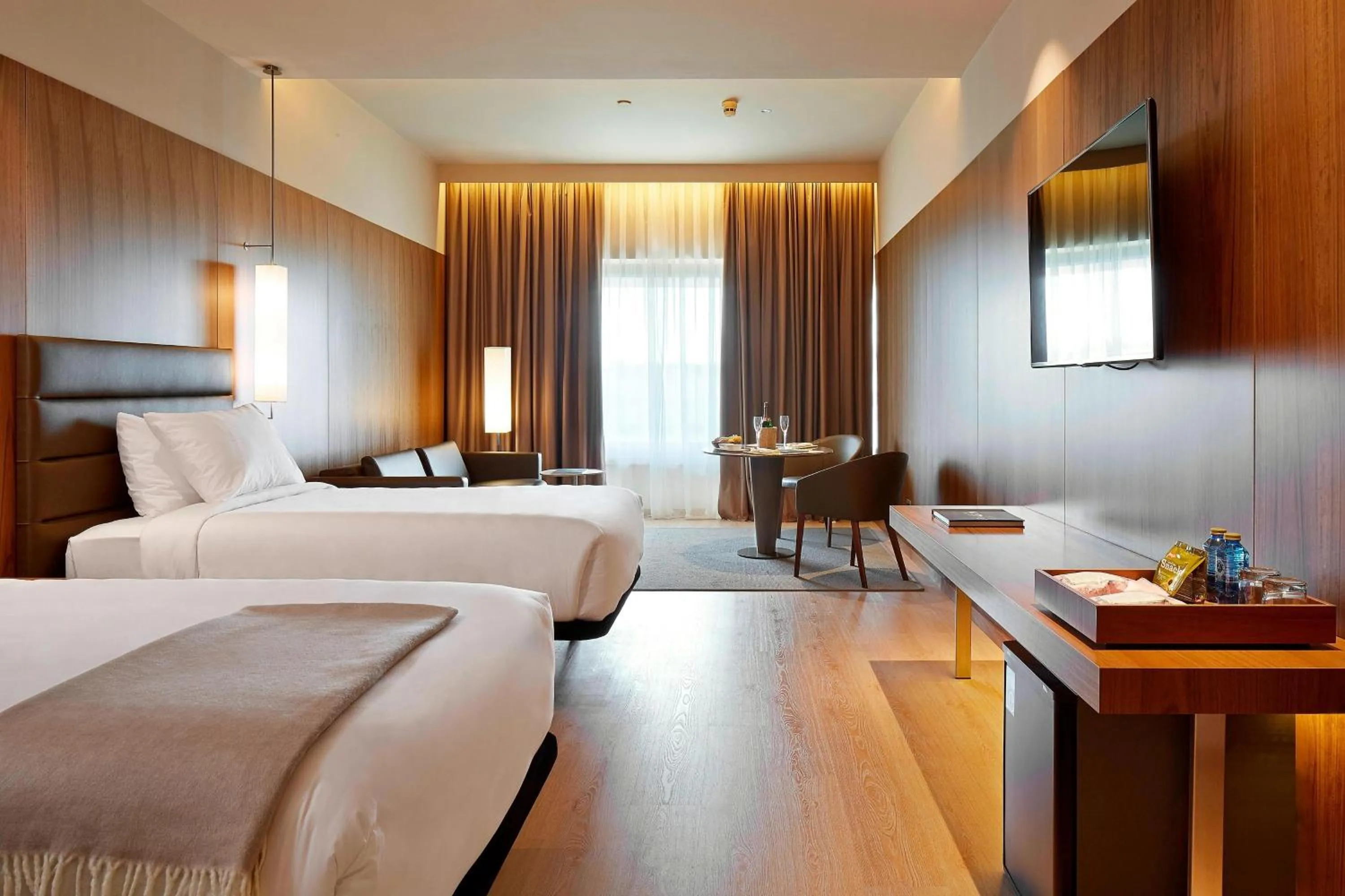 Photo of the whole room, Bed in AC Hotel Diagonal L'Illa by Marriott
