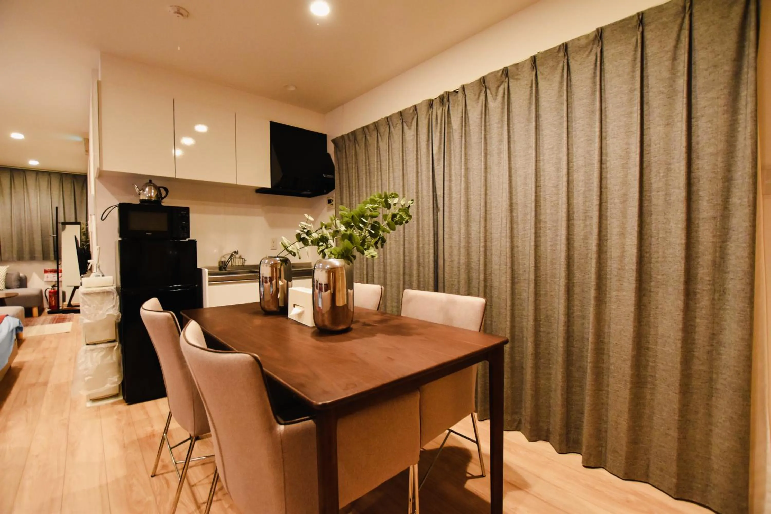 Dining area in PrimeRoom別府 GRANMAJESTA