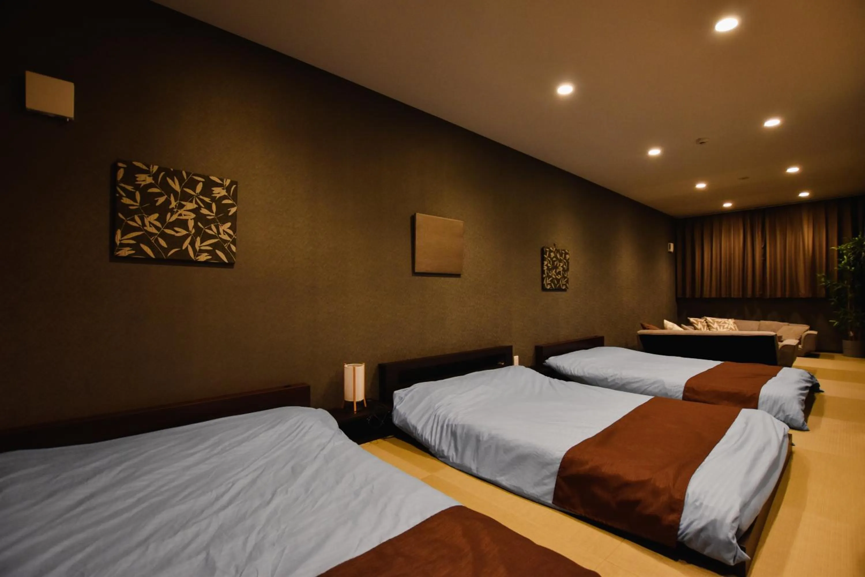 Bed in PrimeRoom別府 GRANMAJESTA