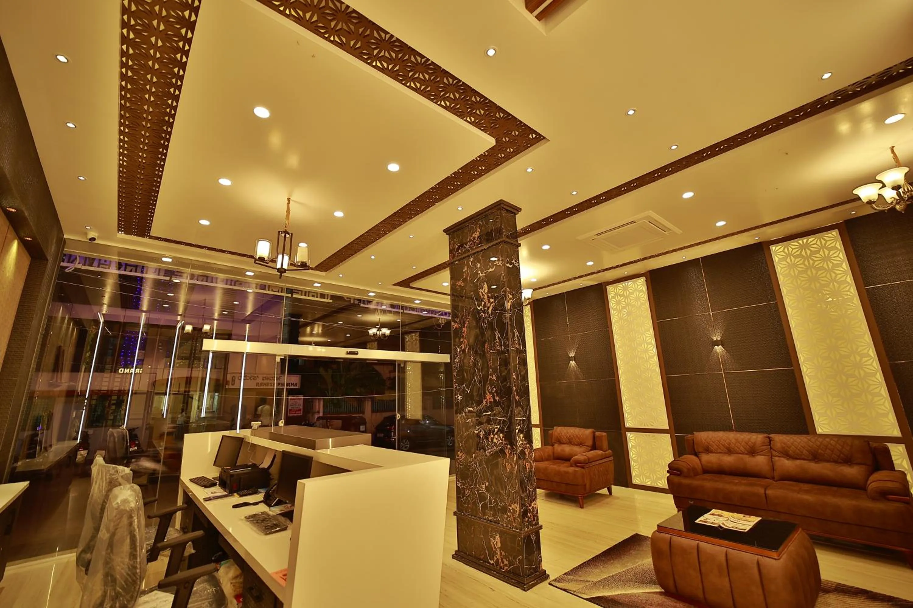 Lobby or reception in The Mysore Grand