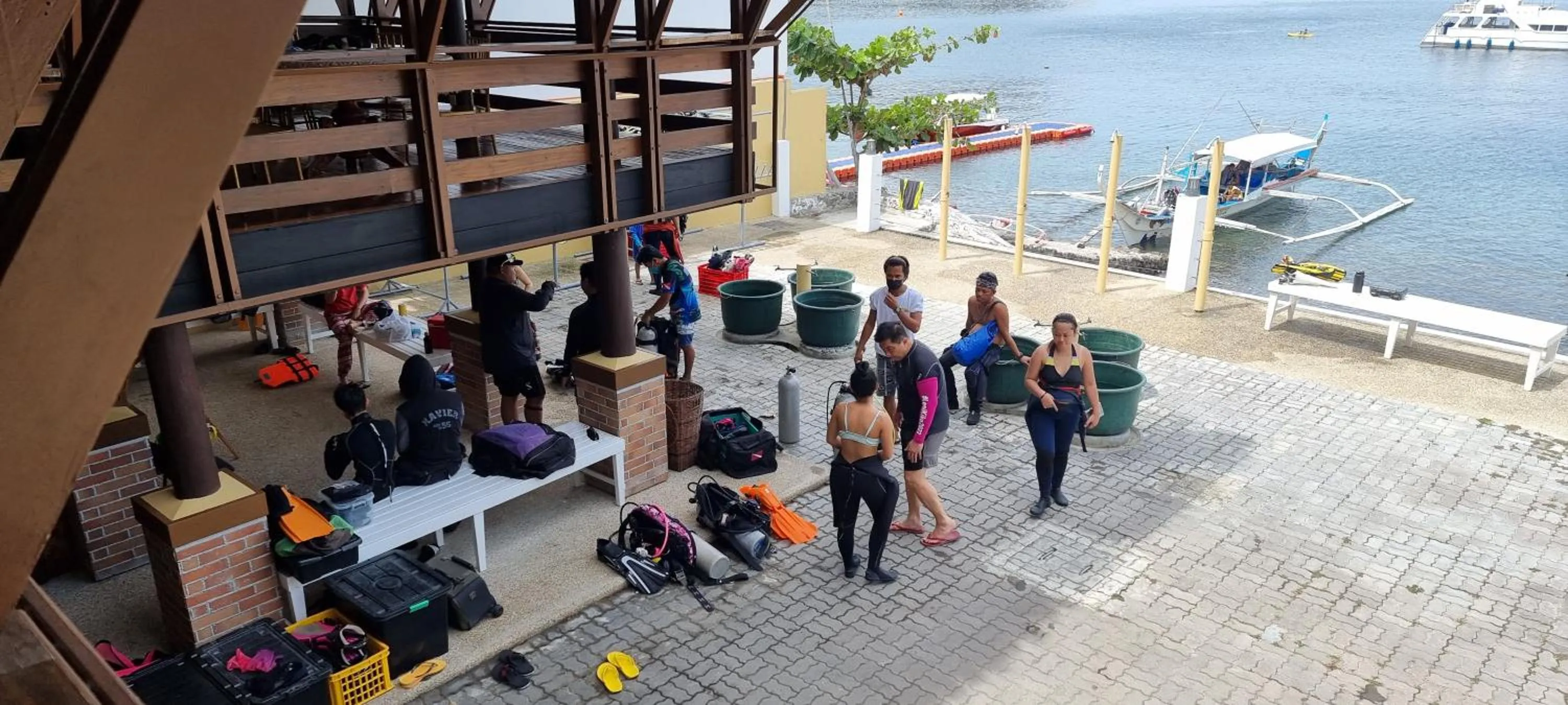 People in Aquaventure Reef Club