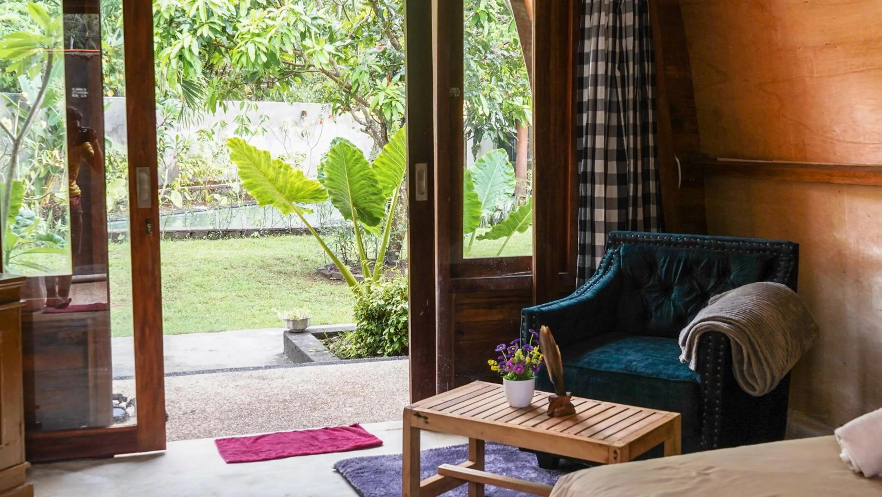Seating area in Lullabi Lumbung Villa