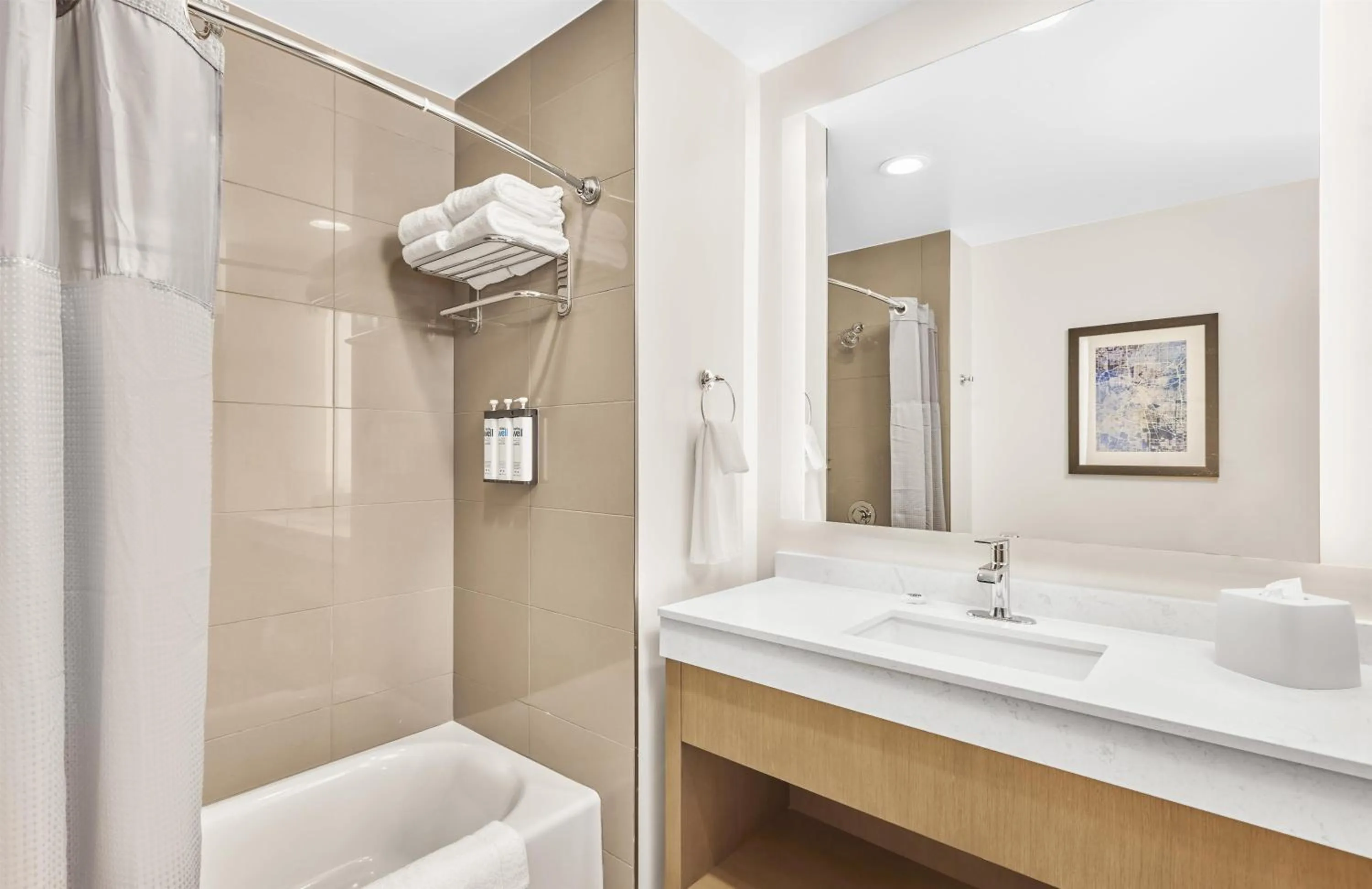 Bathroom in Hyatt House Houston Medical Center