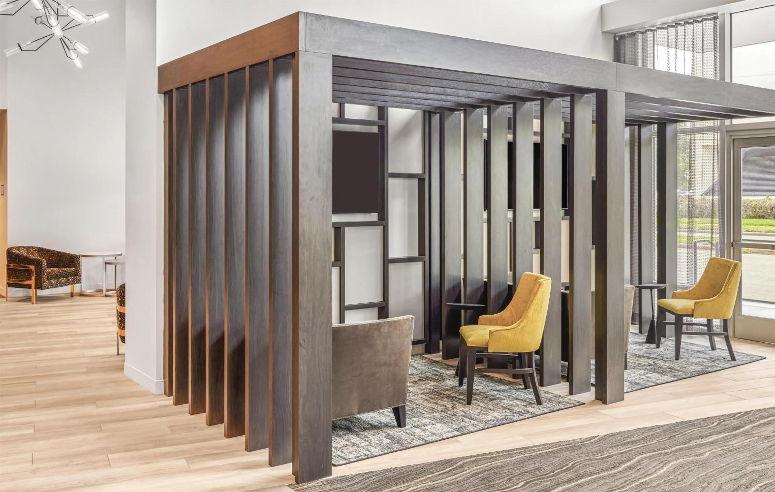 Lobby or reception in Hyatt House Houston Medical Center