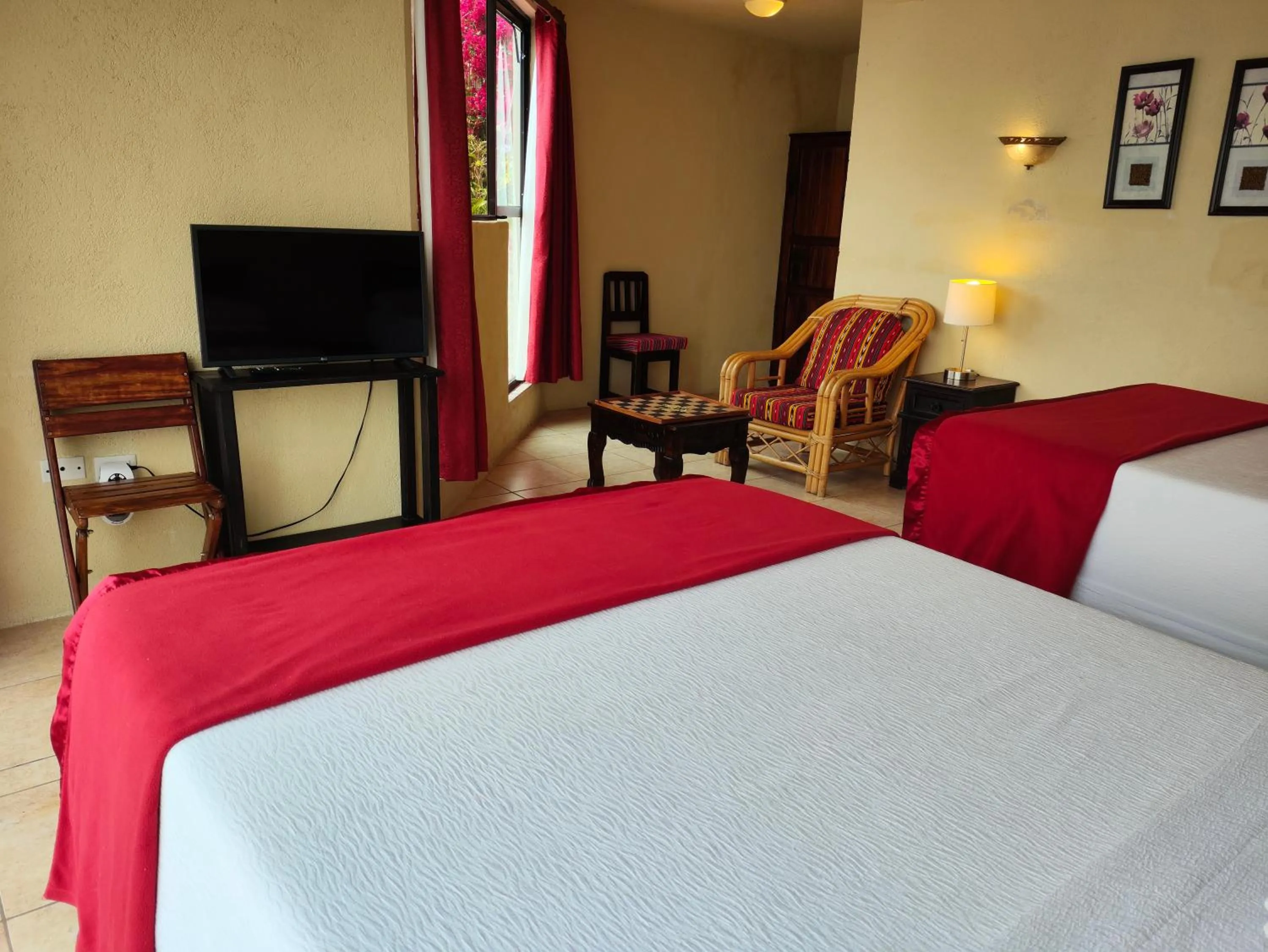 Bed in Hotel Restaurante La Villa de los Dioses