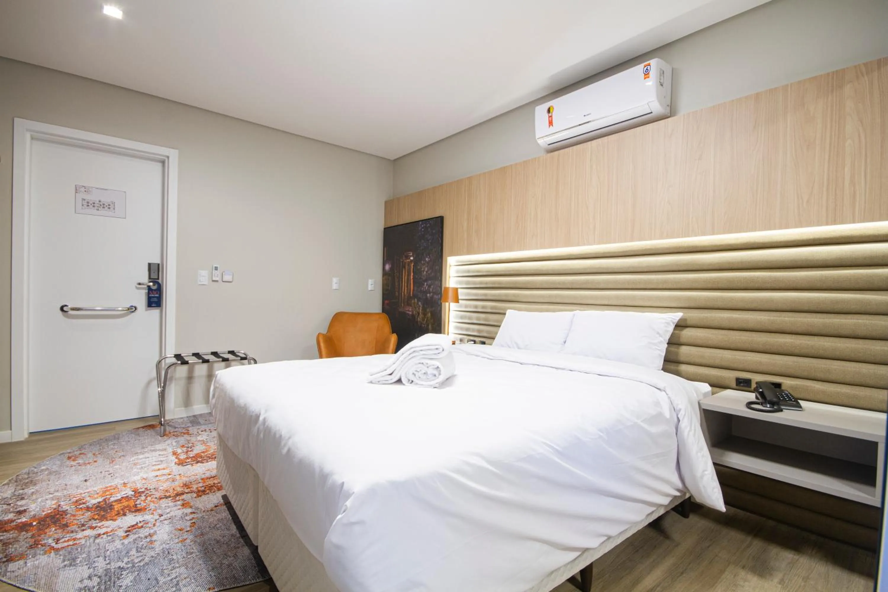 Bed in Hotel Darolt Criciúma