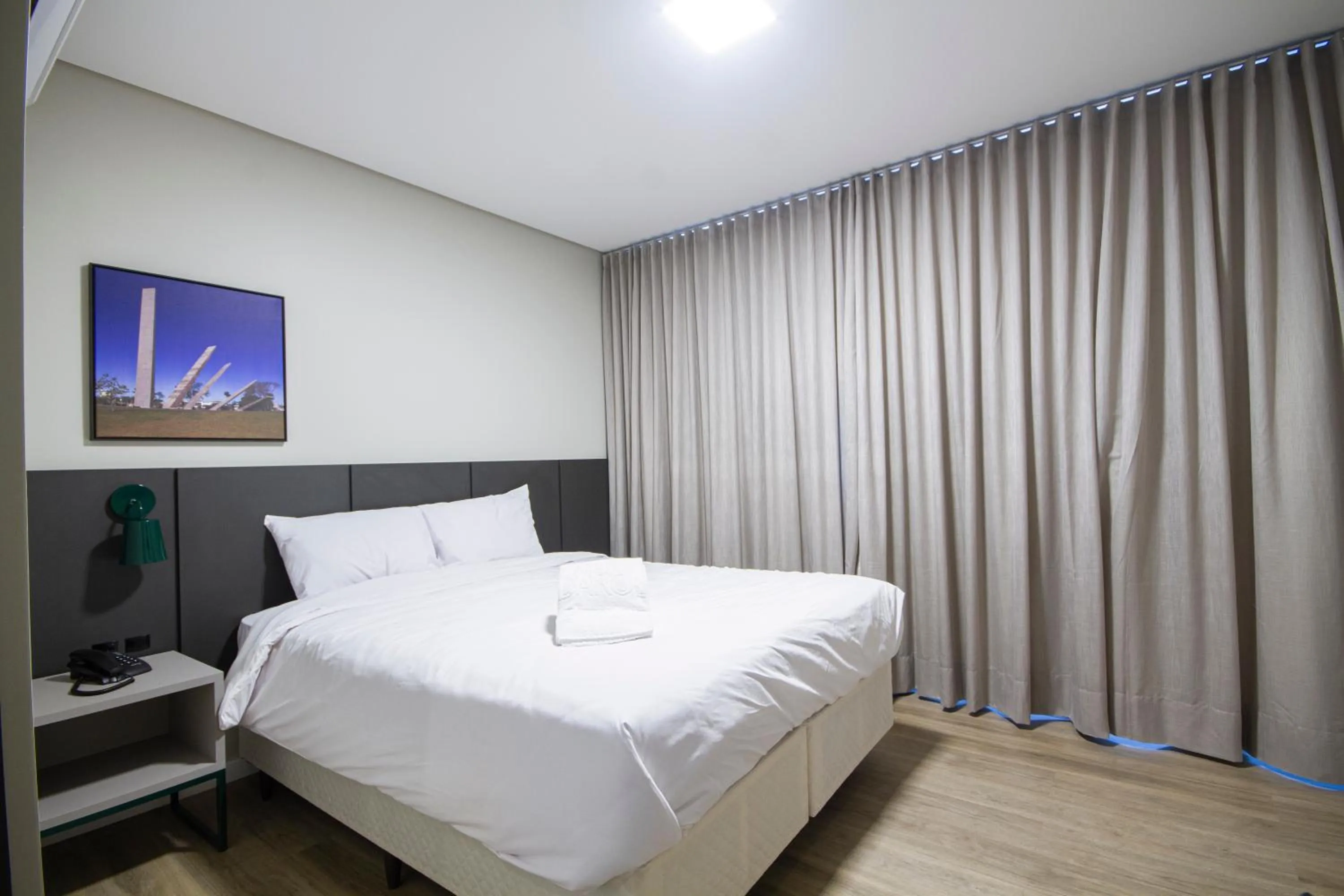 Bed in Hotel Darolt Criciúma