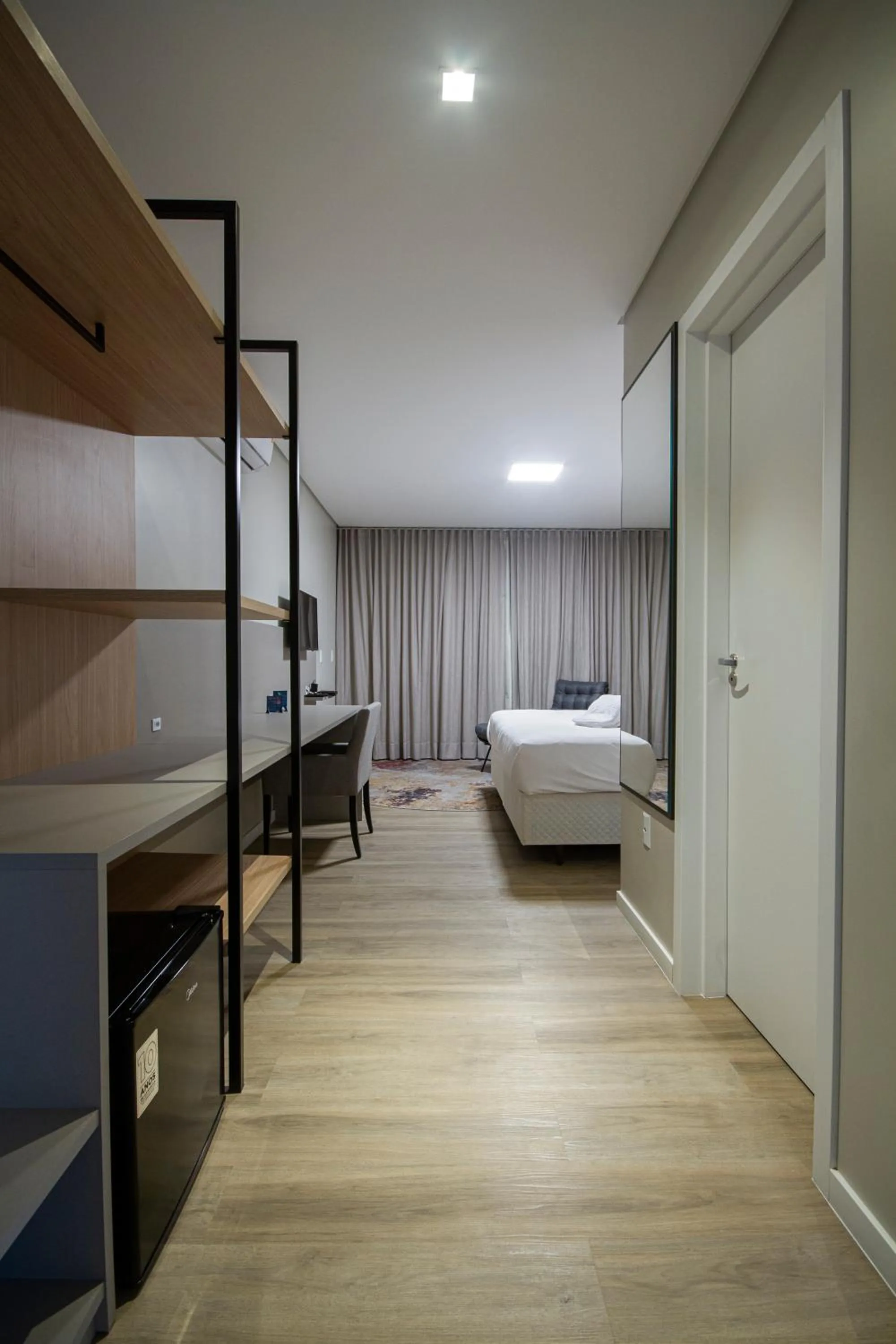 Bed in Hotel Darolt Criciúma