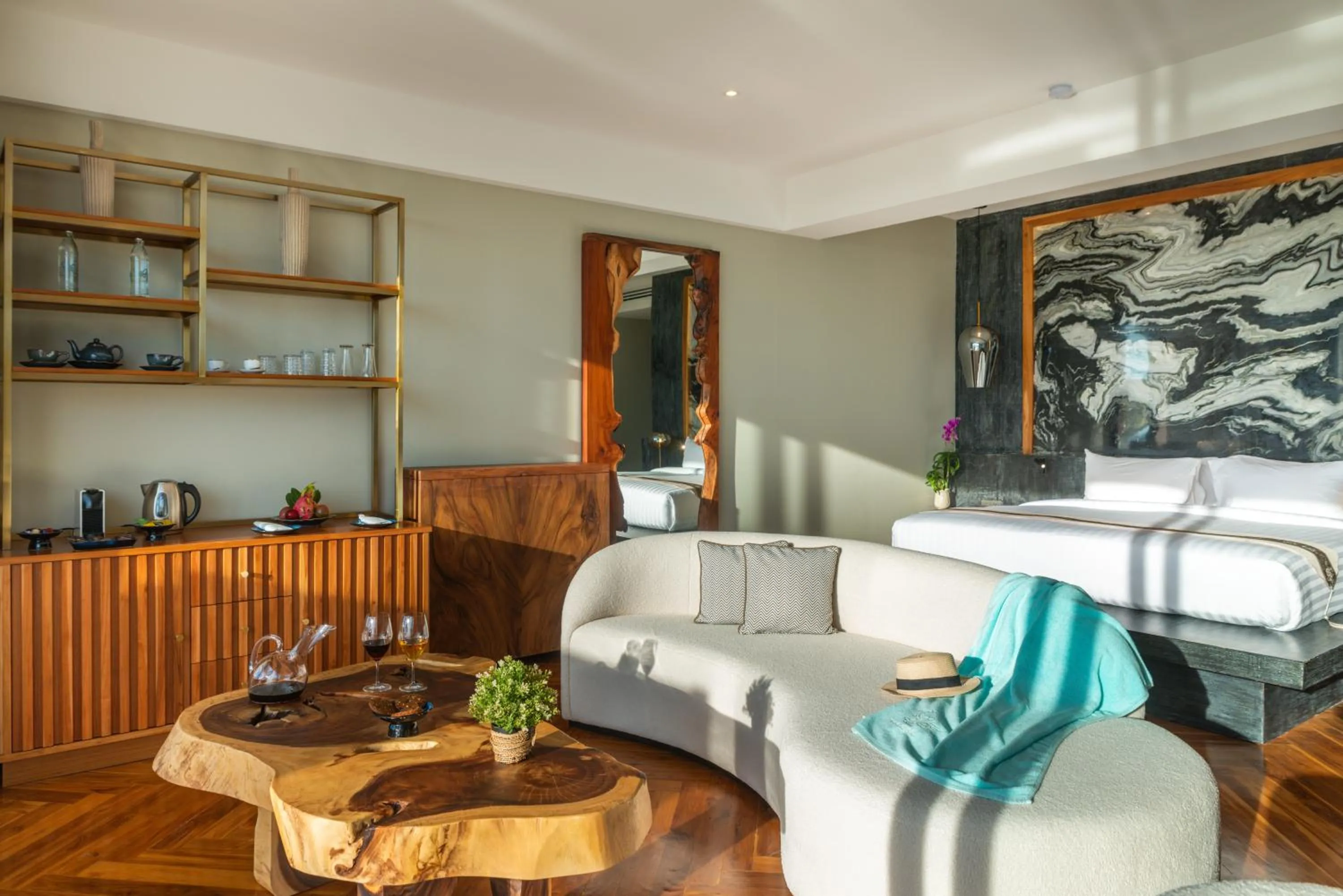 Bed in Ida B Domain Resort