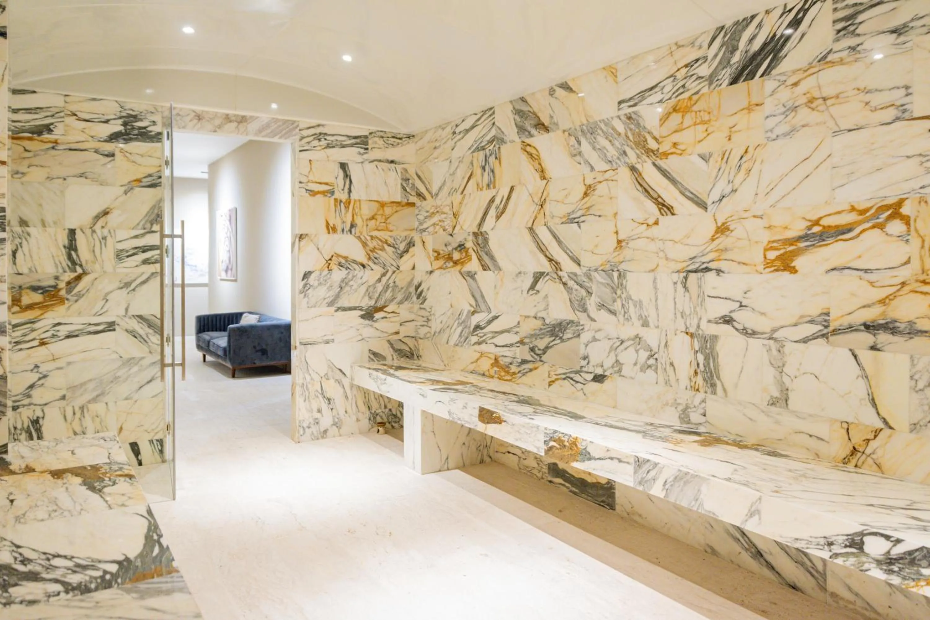 Sauna in Ida B Domain Resort