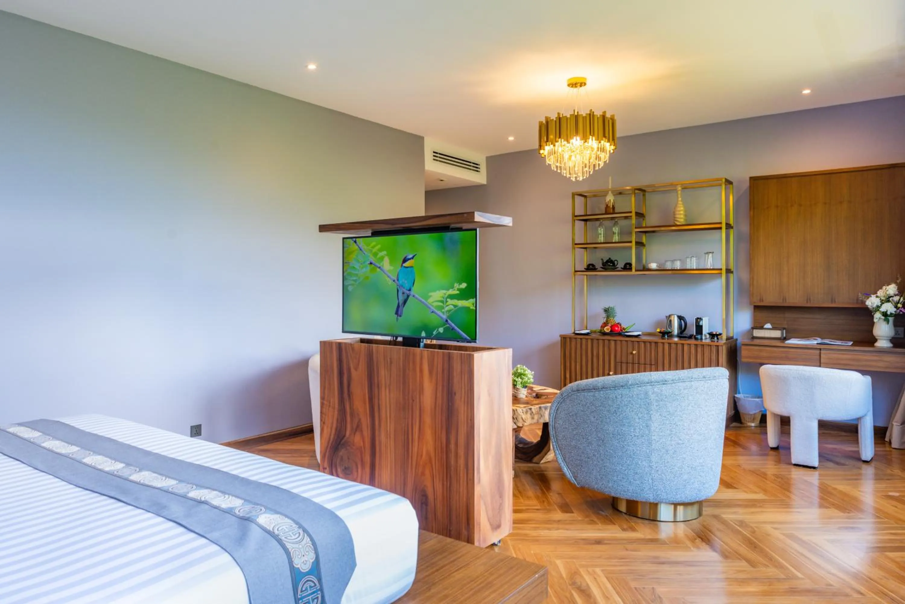 Bed in Ida B Domain Resort