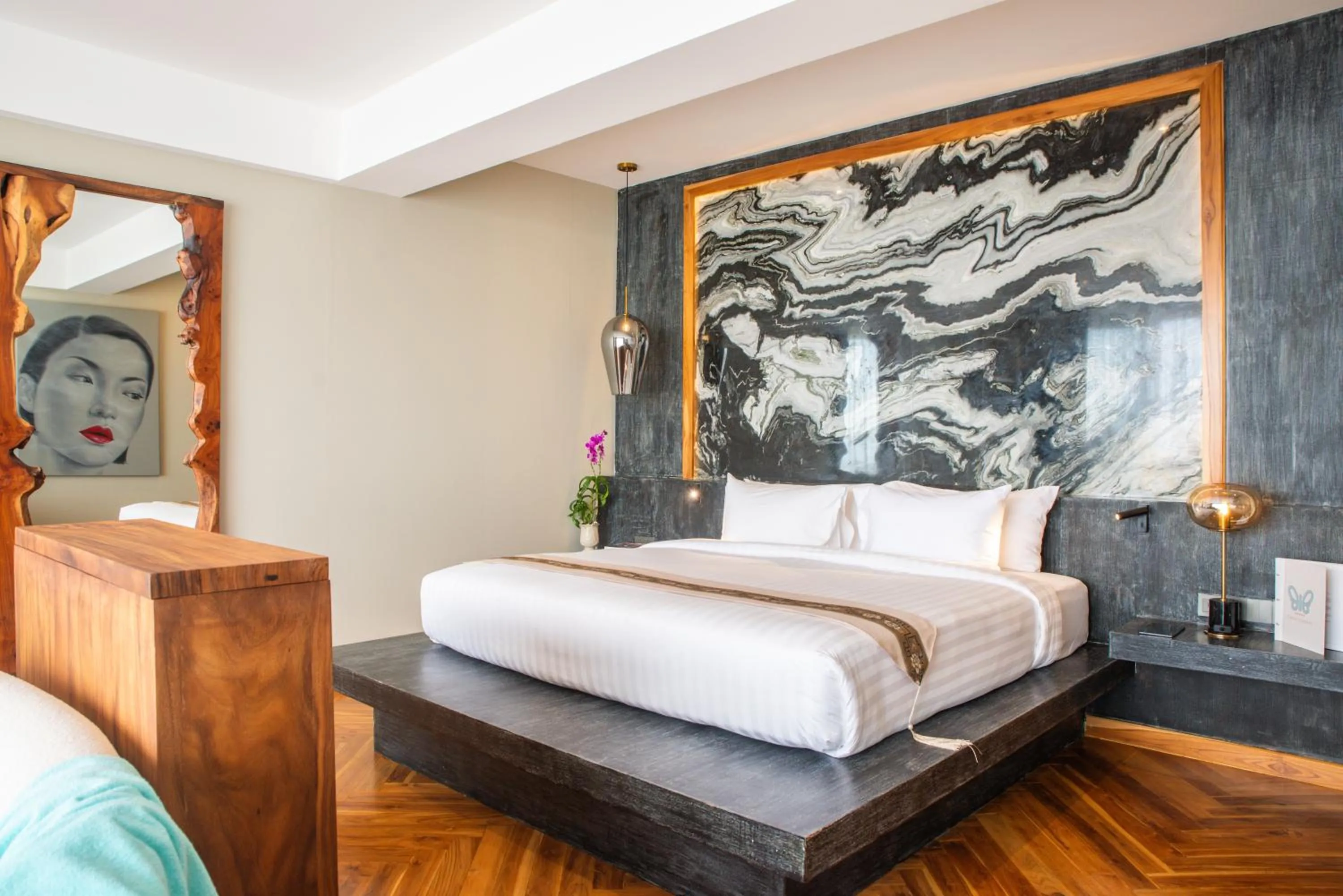 Bed in Ida B Domain Resort