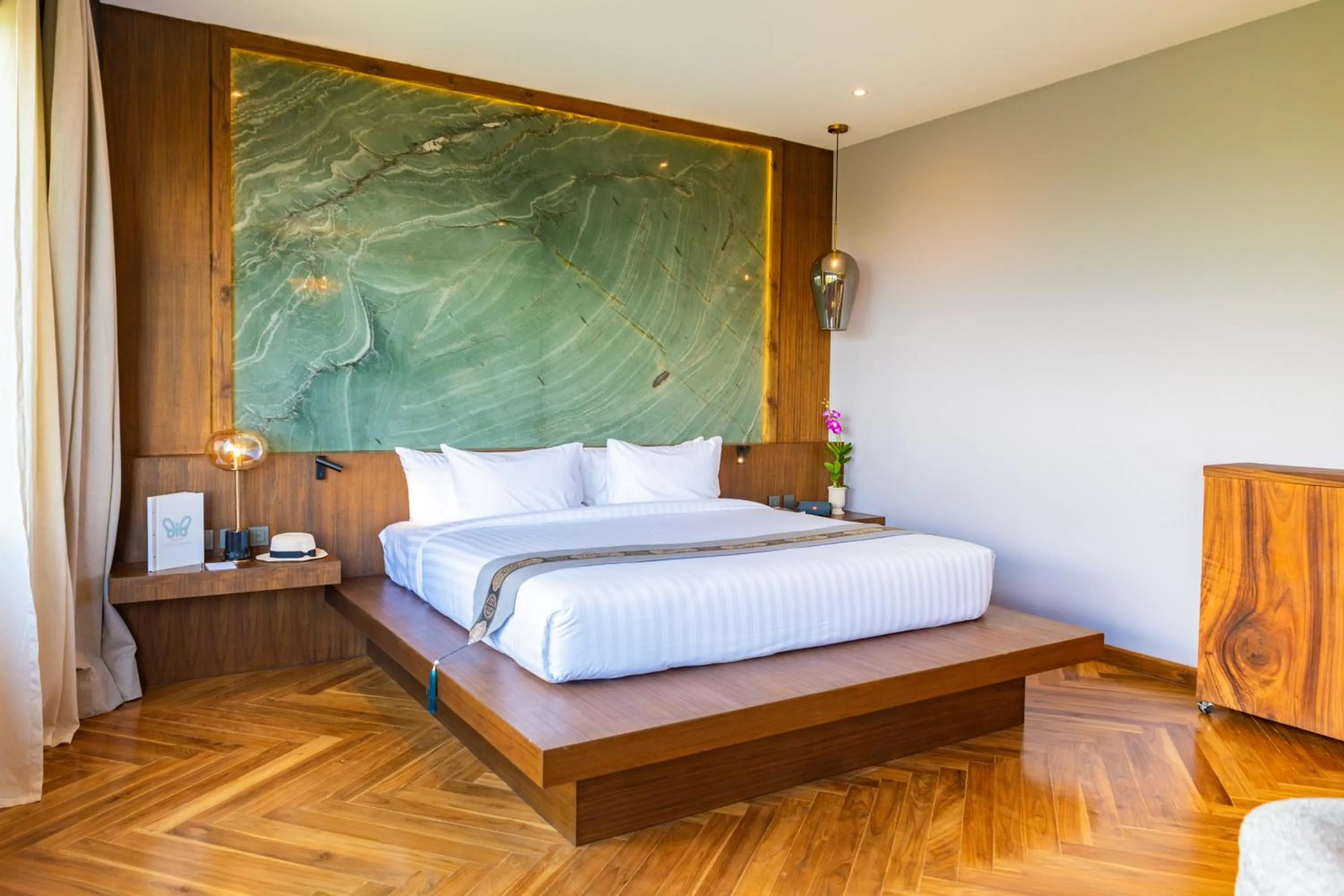 Bed in Ida B Domain Resort