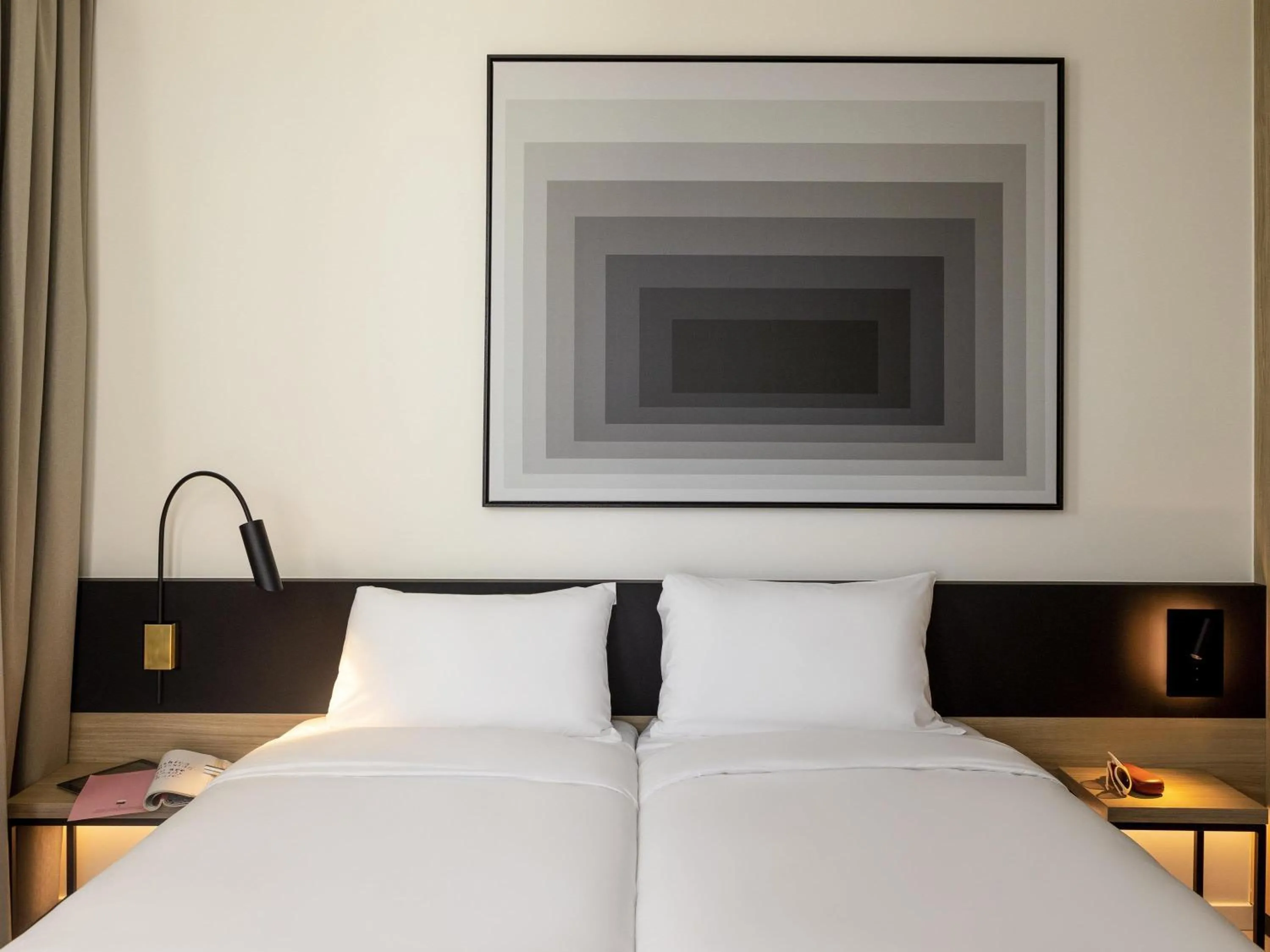 Bedroom, Bed in ibis Brussels Groot Bijgaarden