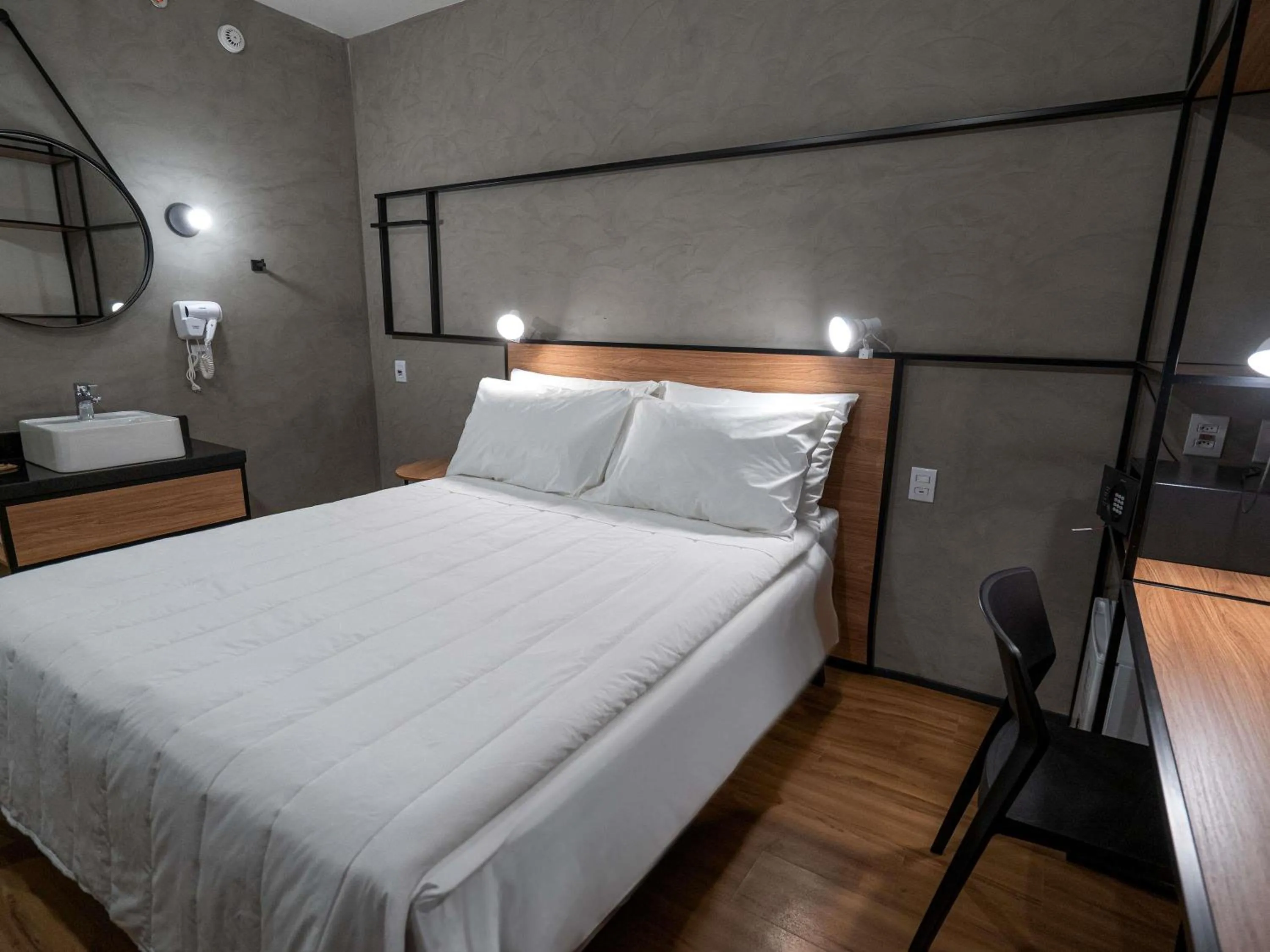 Bedroom, Bed in ibis Guarapuava