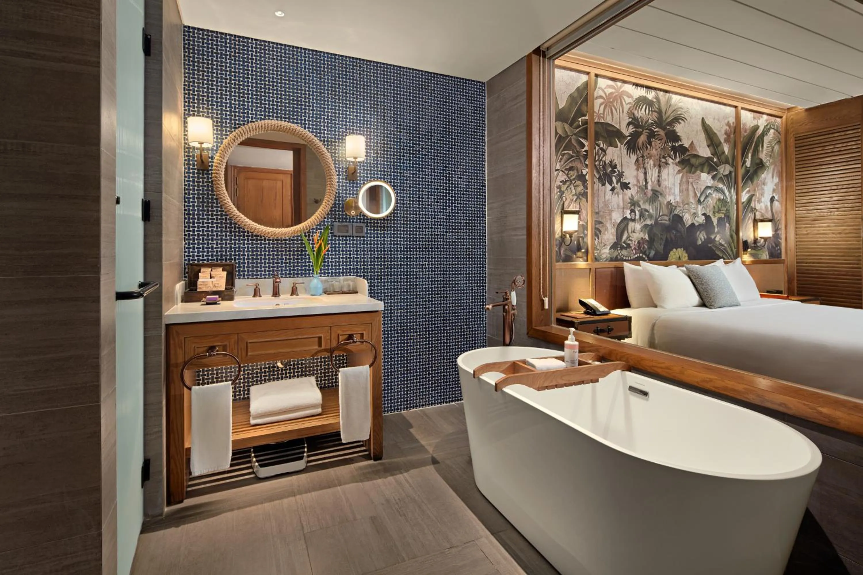 Bathroom, Bed in Mövenpick Resort Phan Thiet