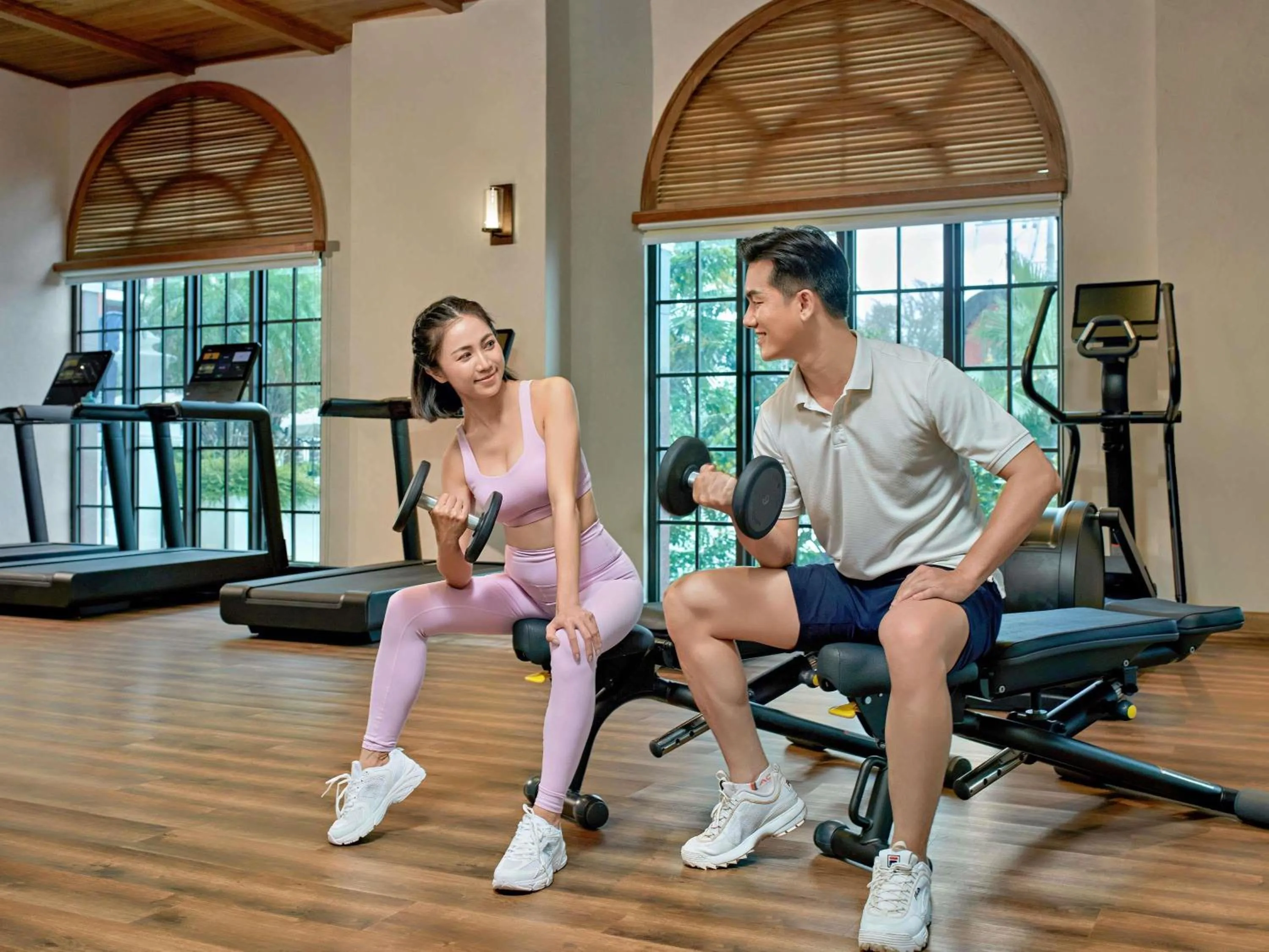 Fitness centre/facilities in Mövenpick Resort Phan Thiet