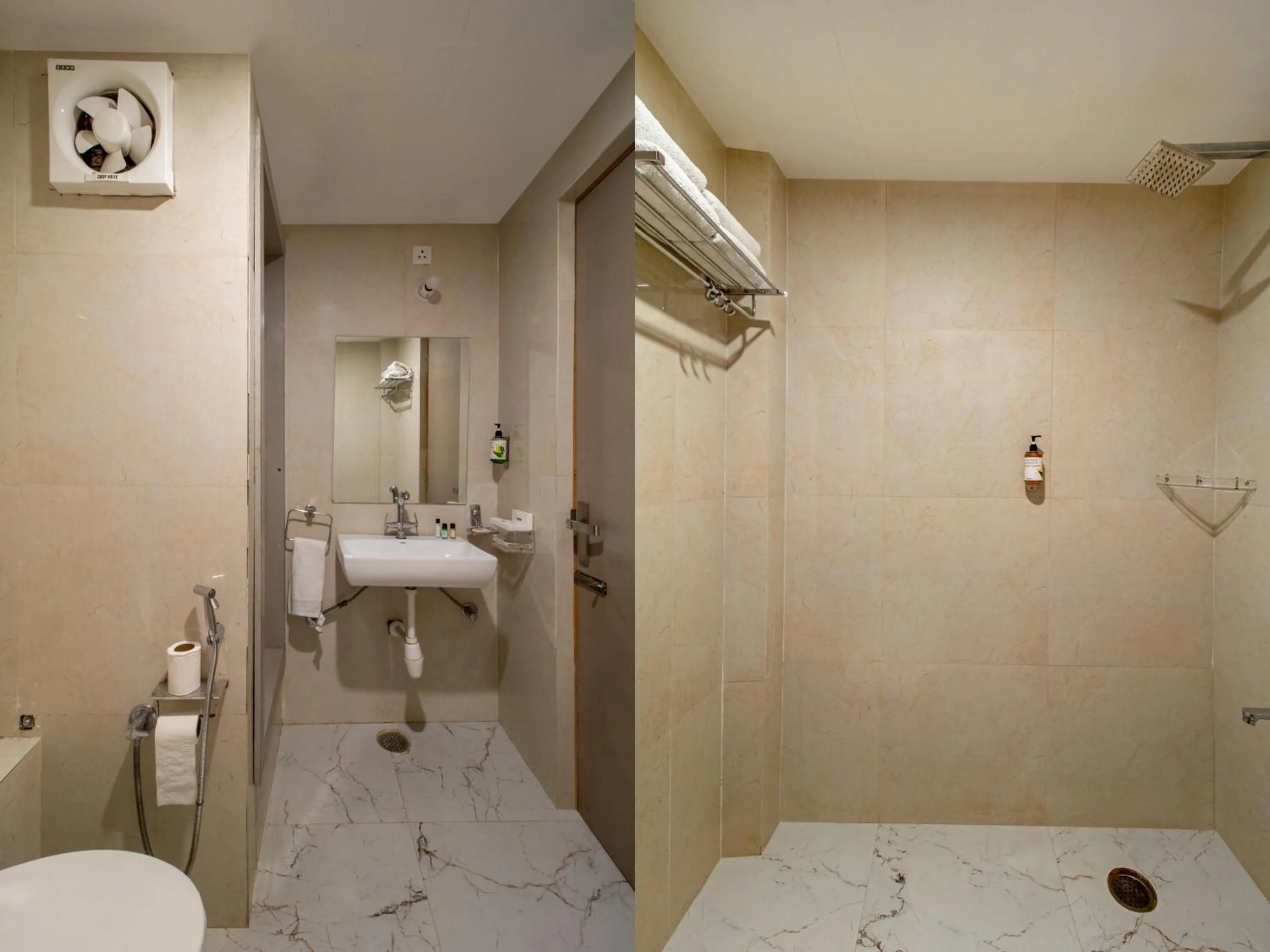 Toilet in Treebo Sonal Palace, Near Umaid Bhawan Palace