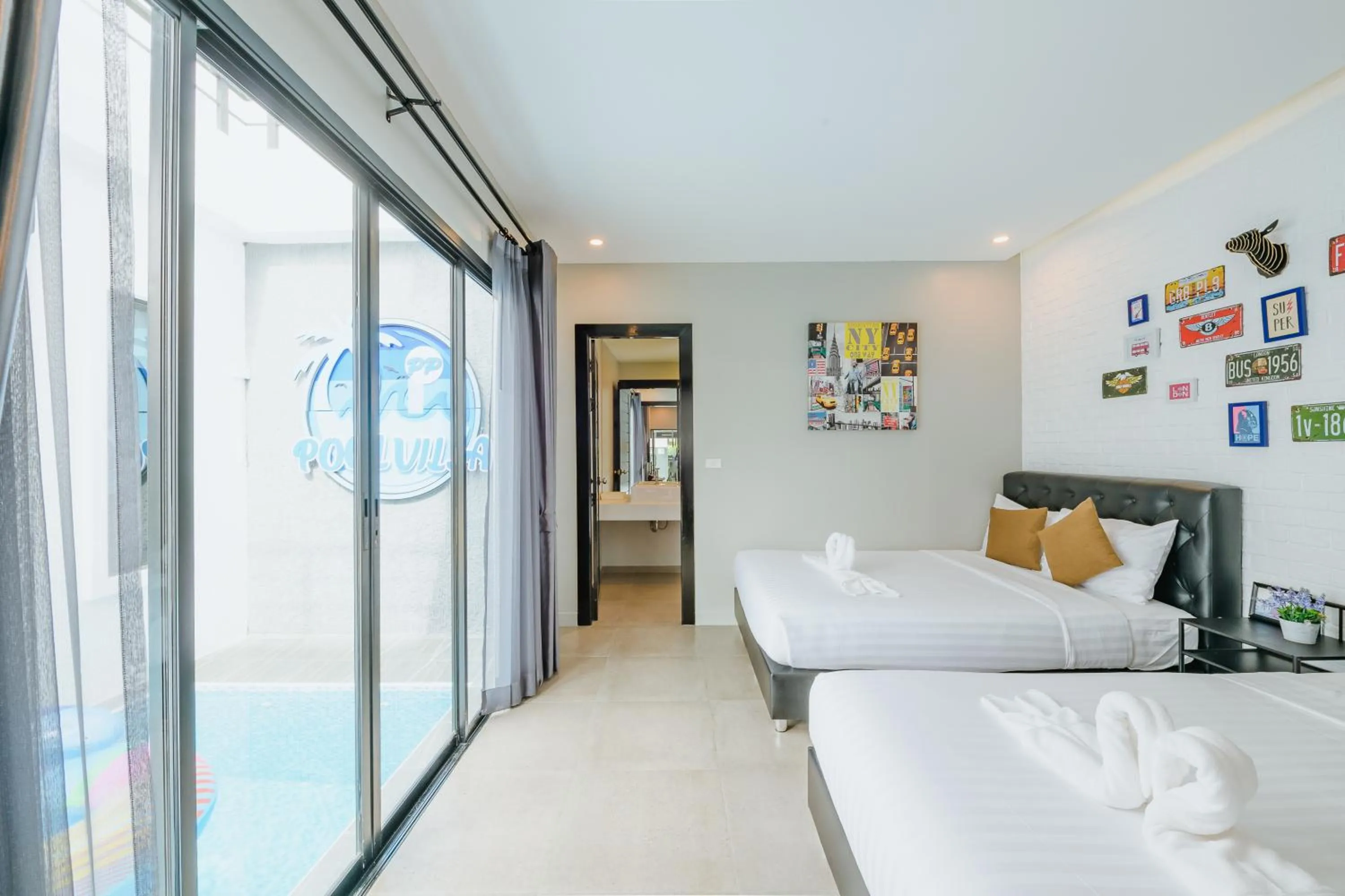 Bedroom in PP Pool Villa Huahin