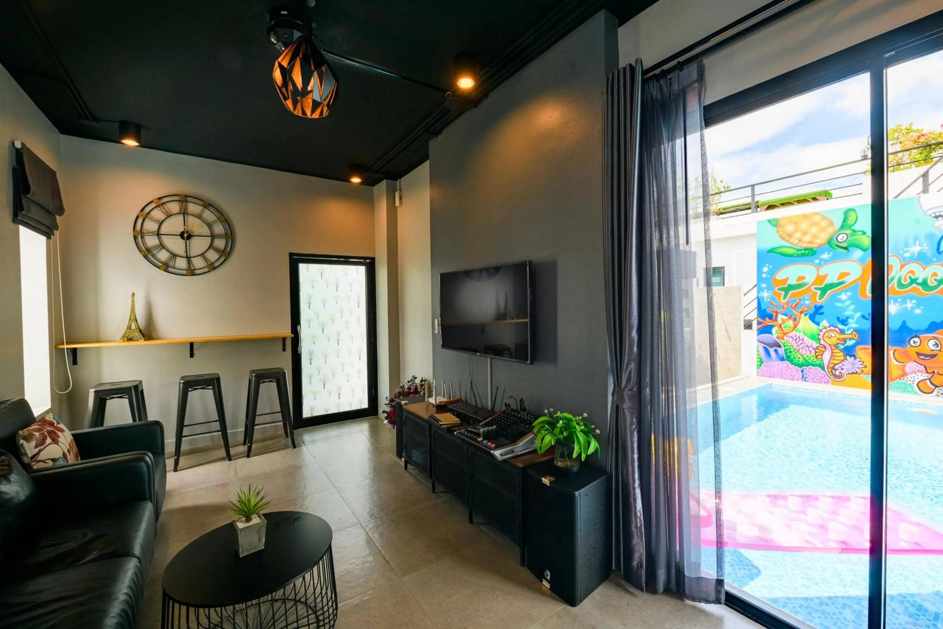 Seating area in PP Pool Villa Huahin