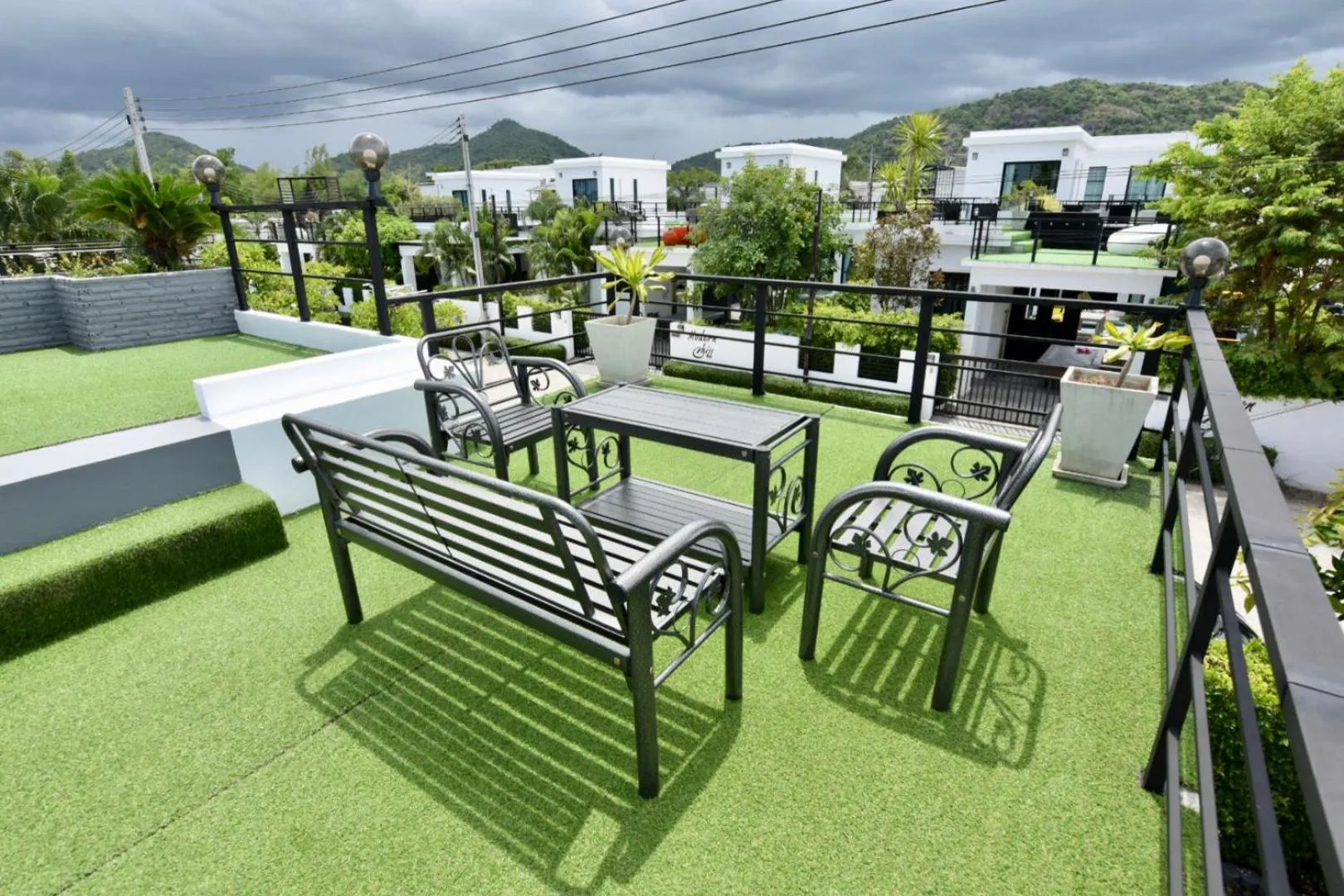 Patio in PP Pool Villa Huahin