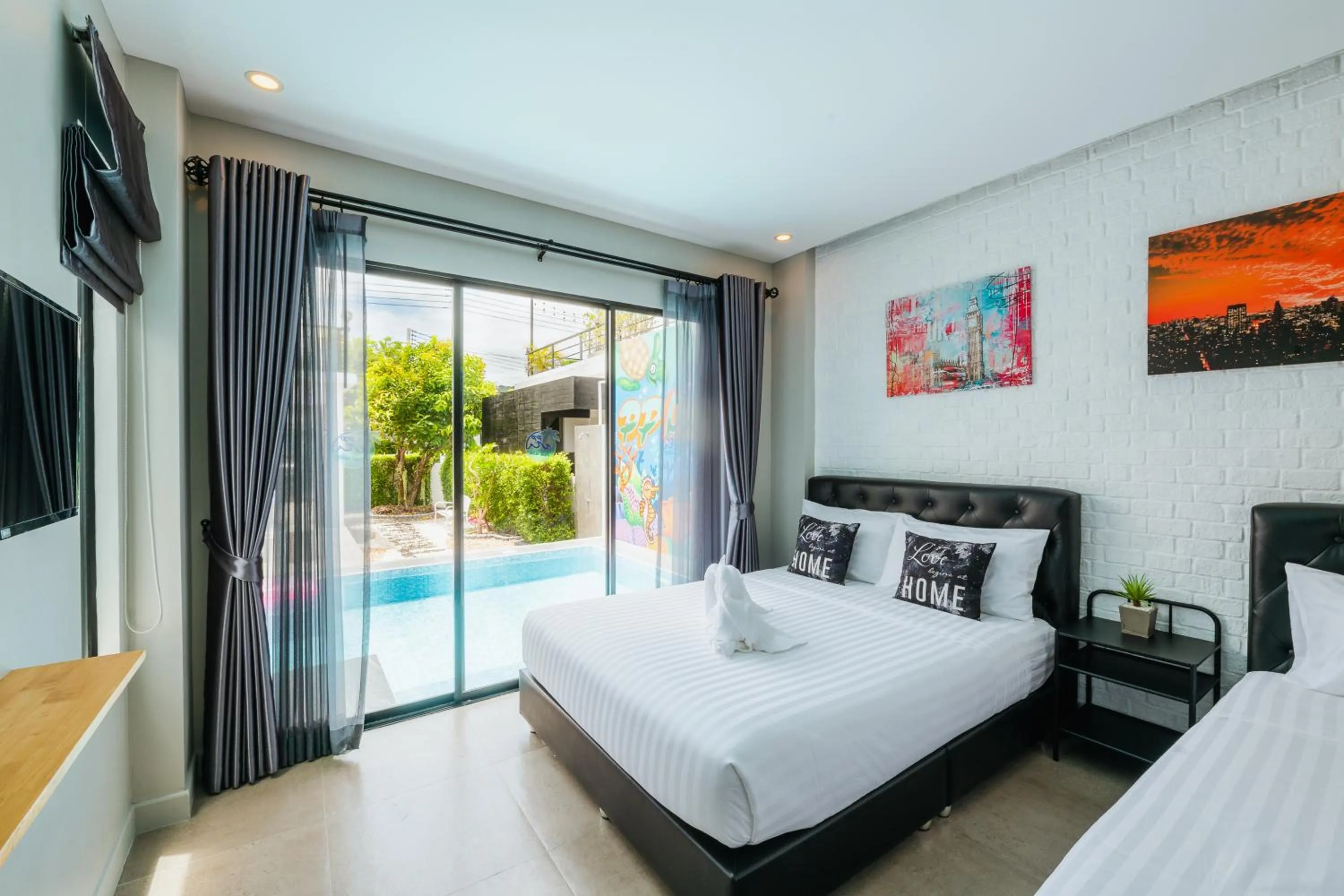 Bedroom in PP Pool Villa Huahin