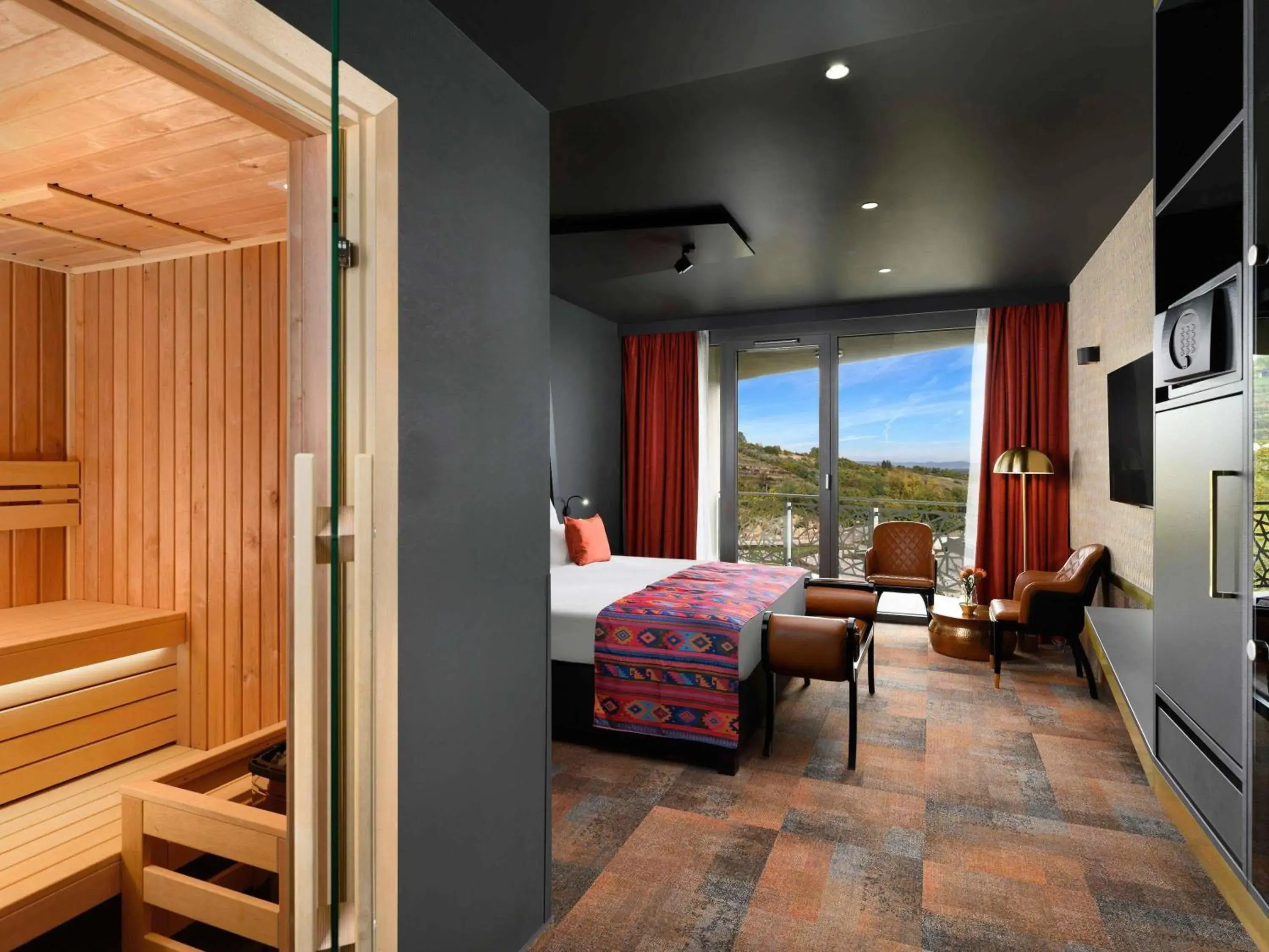 Deluxe rooms with sauna in Minaro Hotel Tokaj - MGallery Collection Deluxe rooms with sauna in Minaro Hotel Tokaj - MGallery Collection