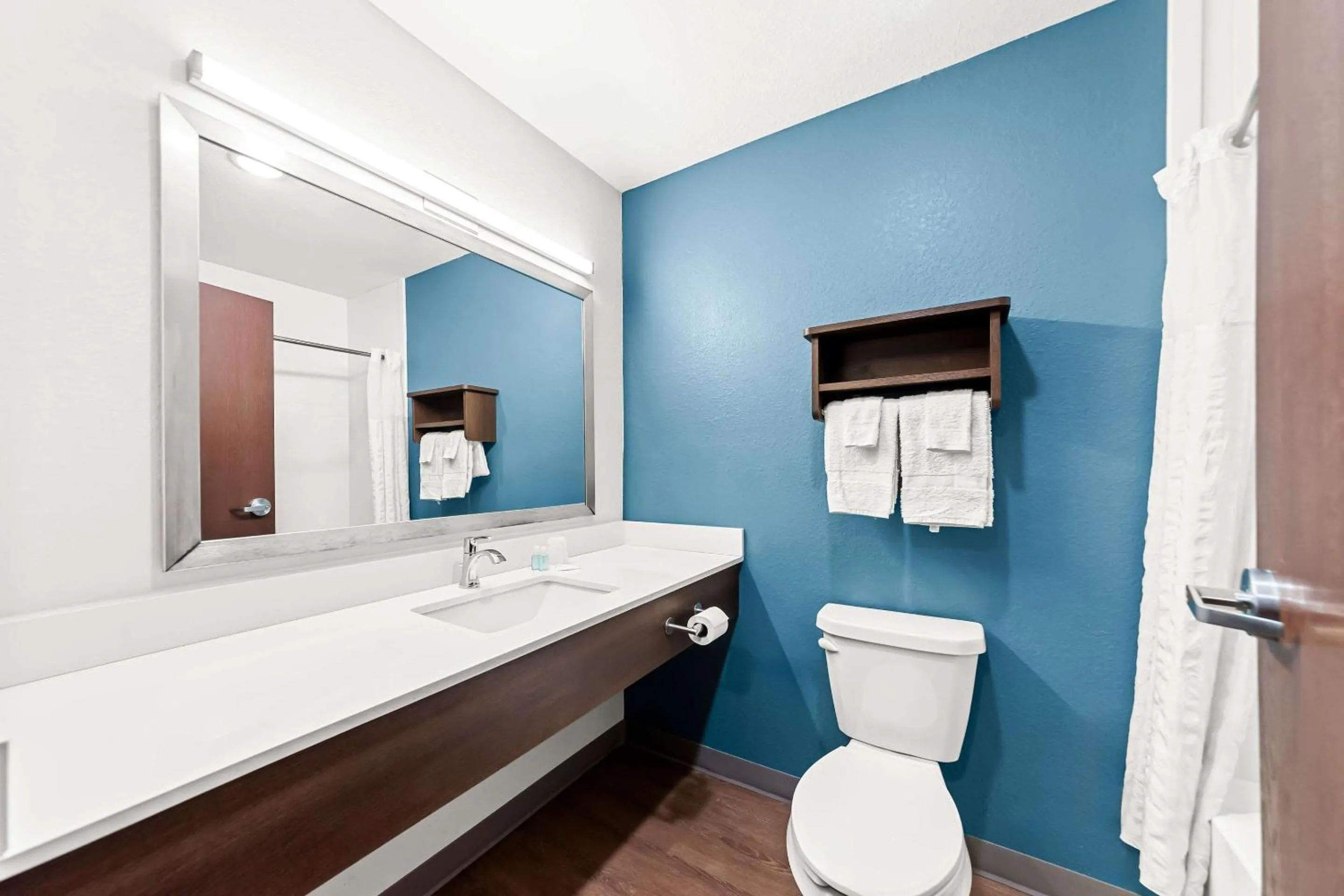 Bedroom in WoodSpring Suites Hudson Port Richey