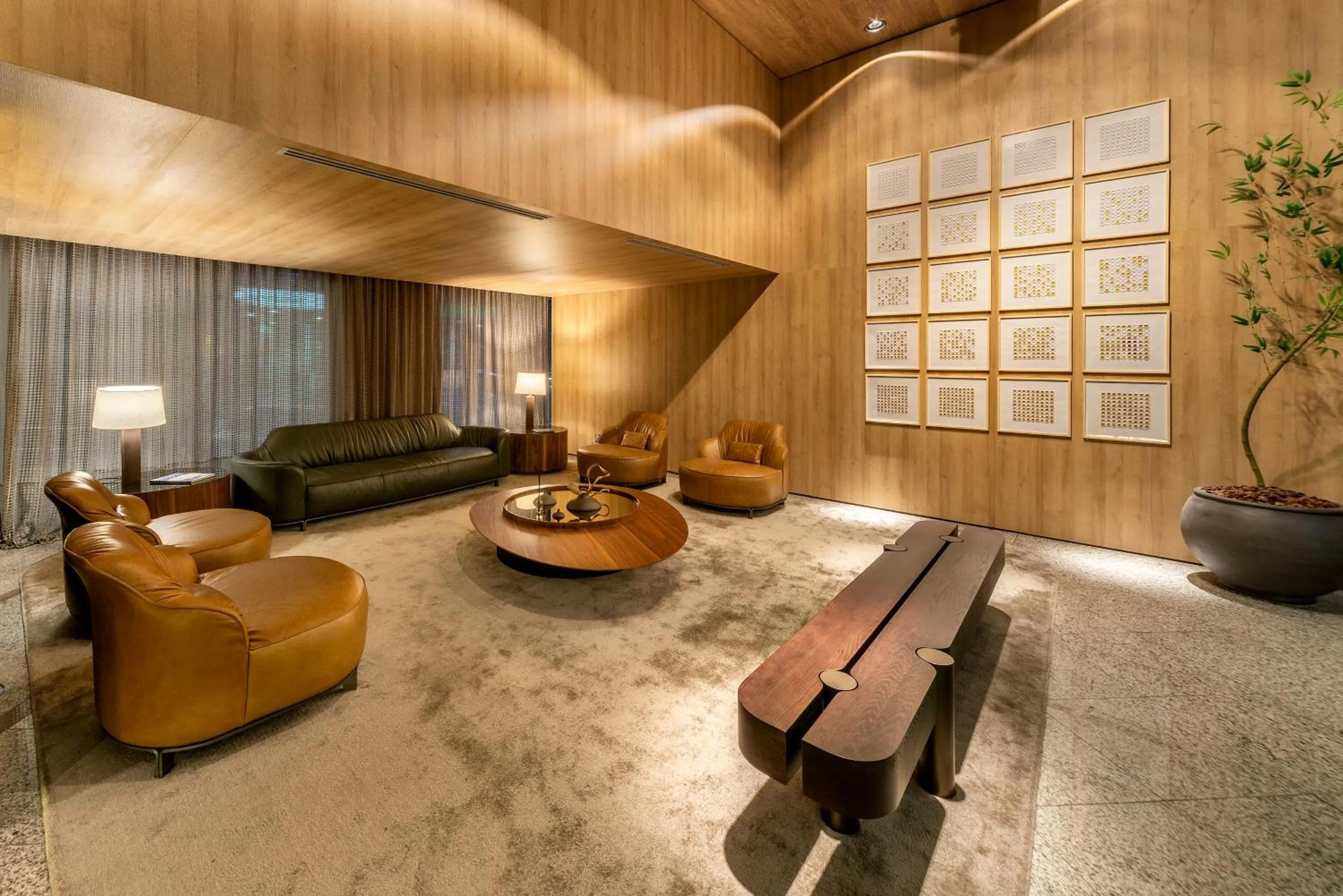 Living room in Laghetto Stilo São Paulo